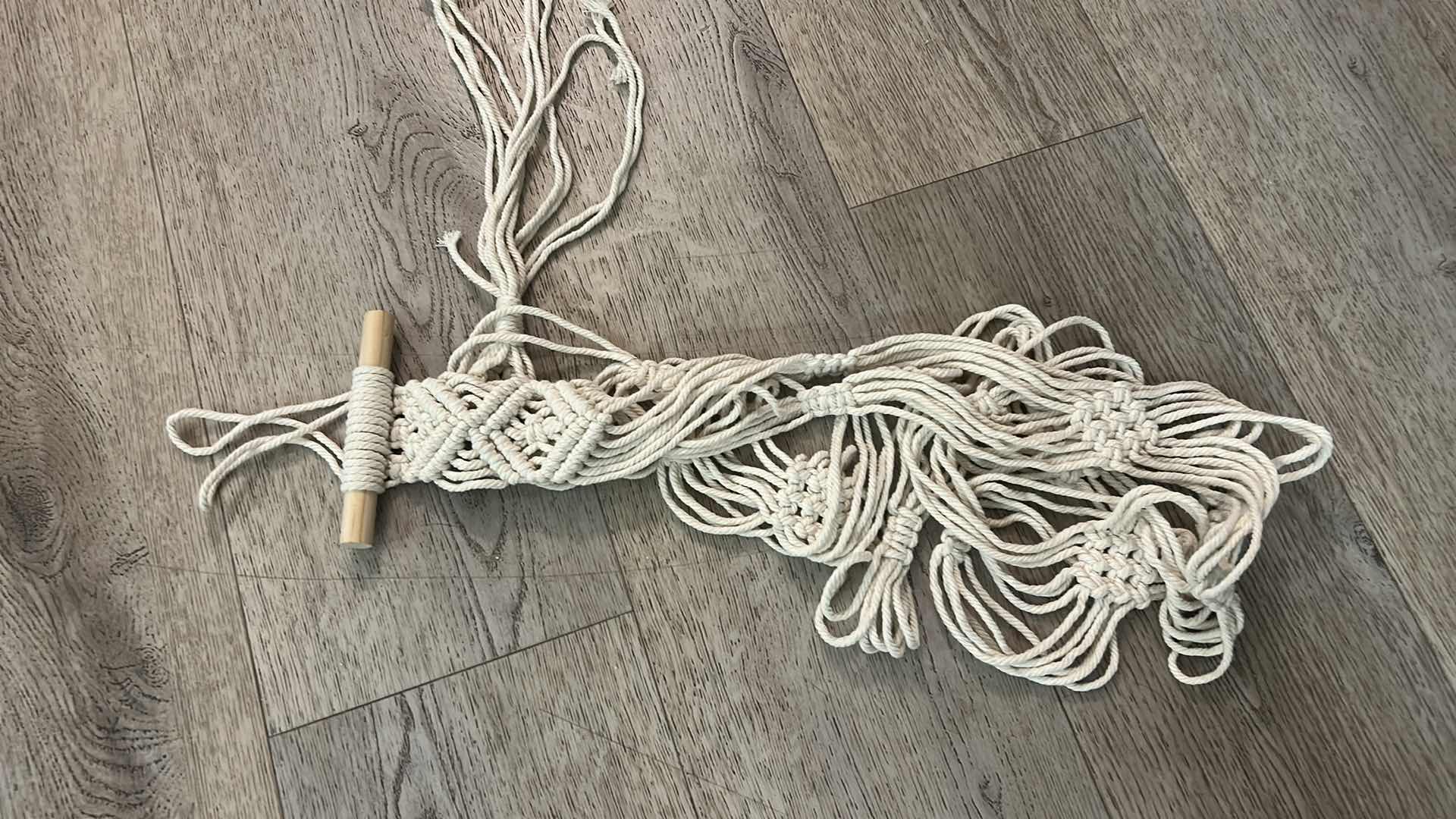 Photo 1 of 2 COAT RACKS AND MACRAME HAT HANGER