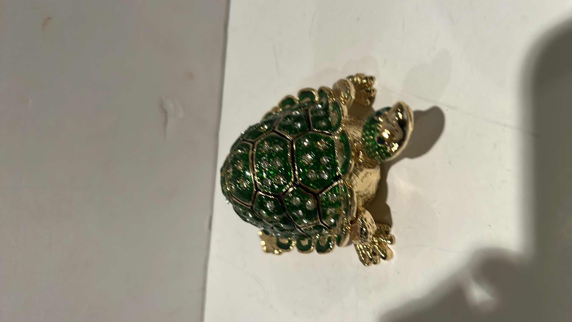 Photo 1 of BEJEWELED TURTLE TRINKET BOX H2”