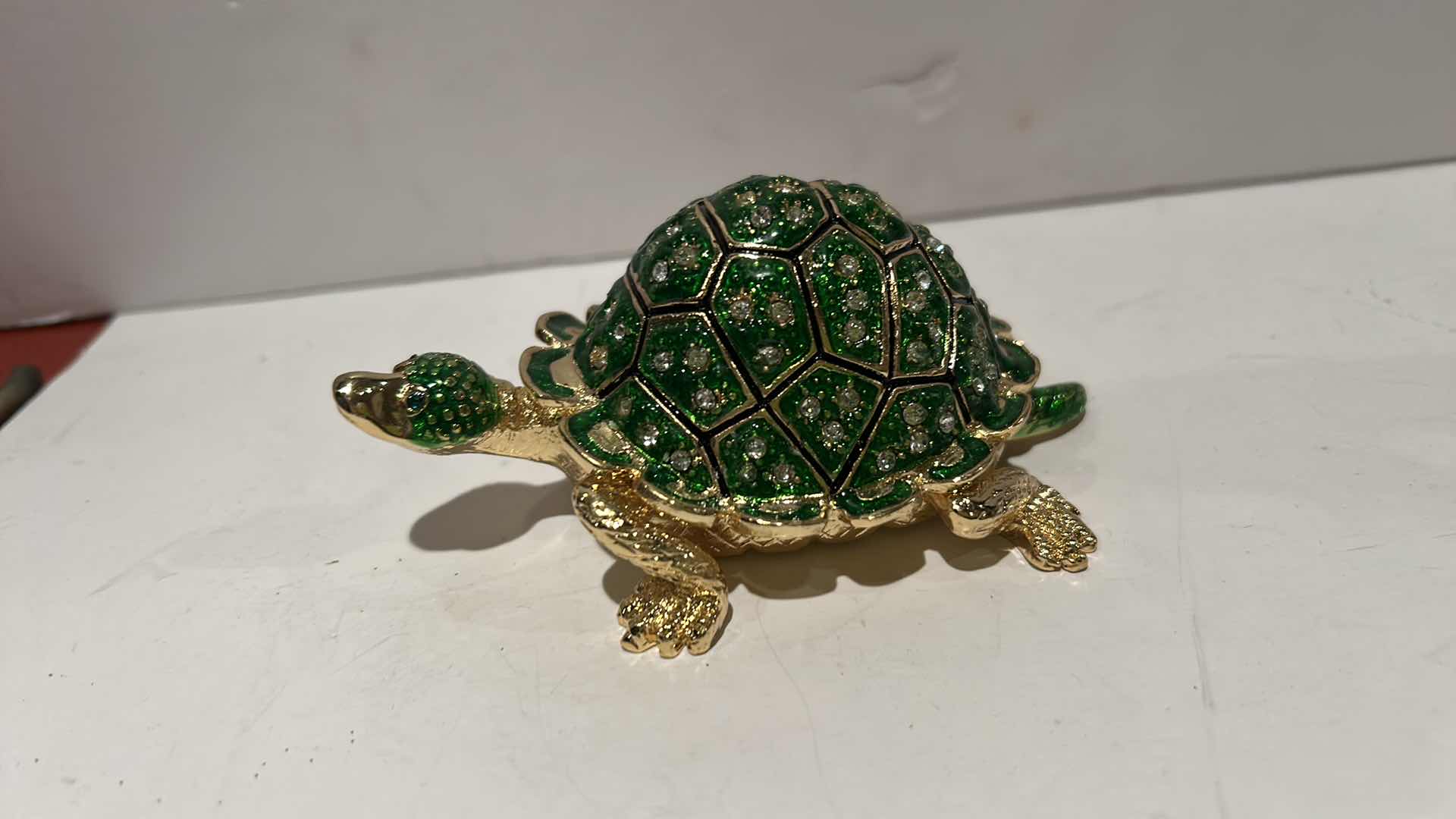 Photo 1 of BEJEWELED TURTLE TRINKET BOX H2”