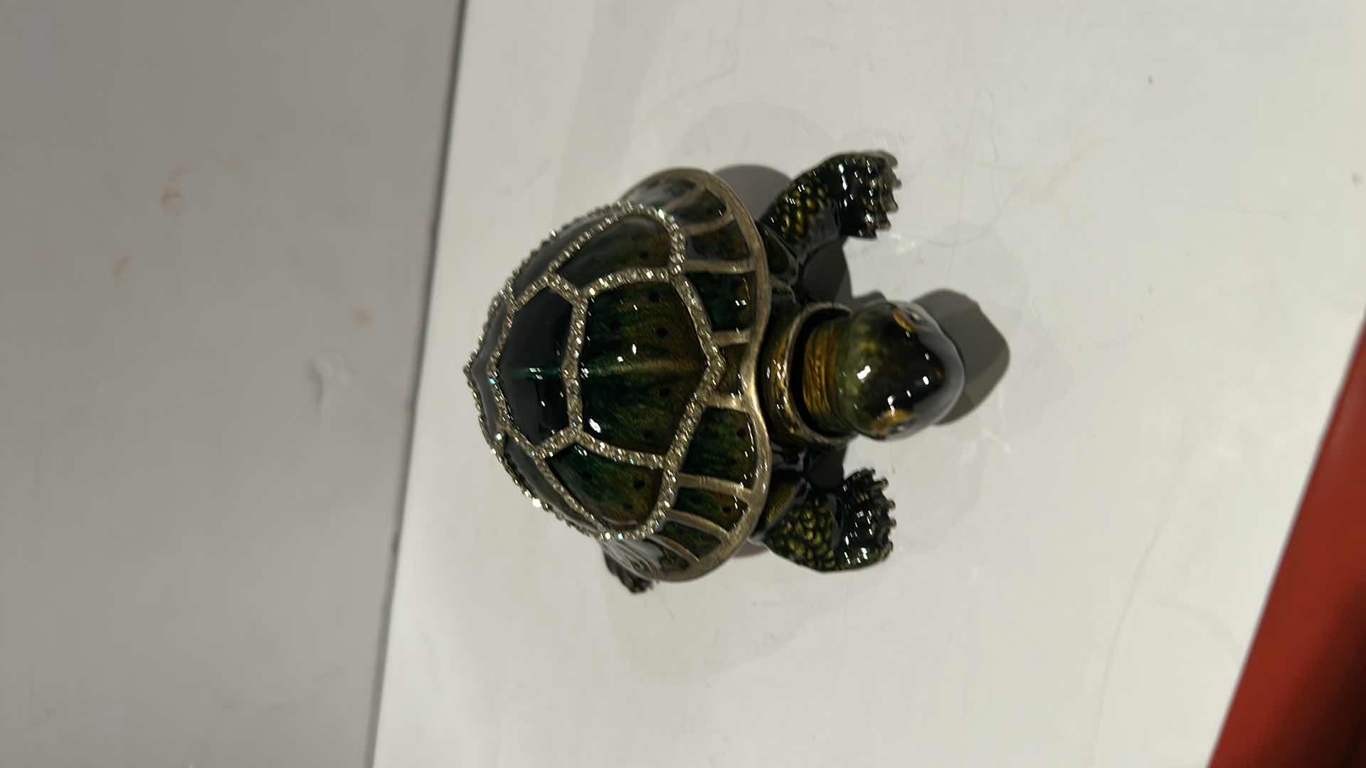Photo 1 of BEJEWELED TURTLE TRINKET BOX H2”
