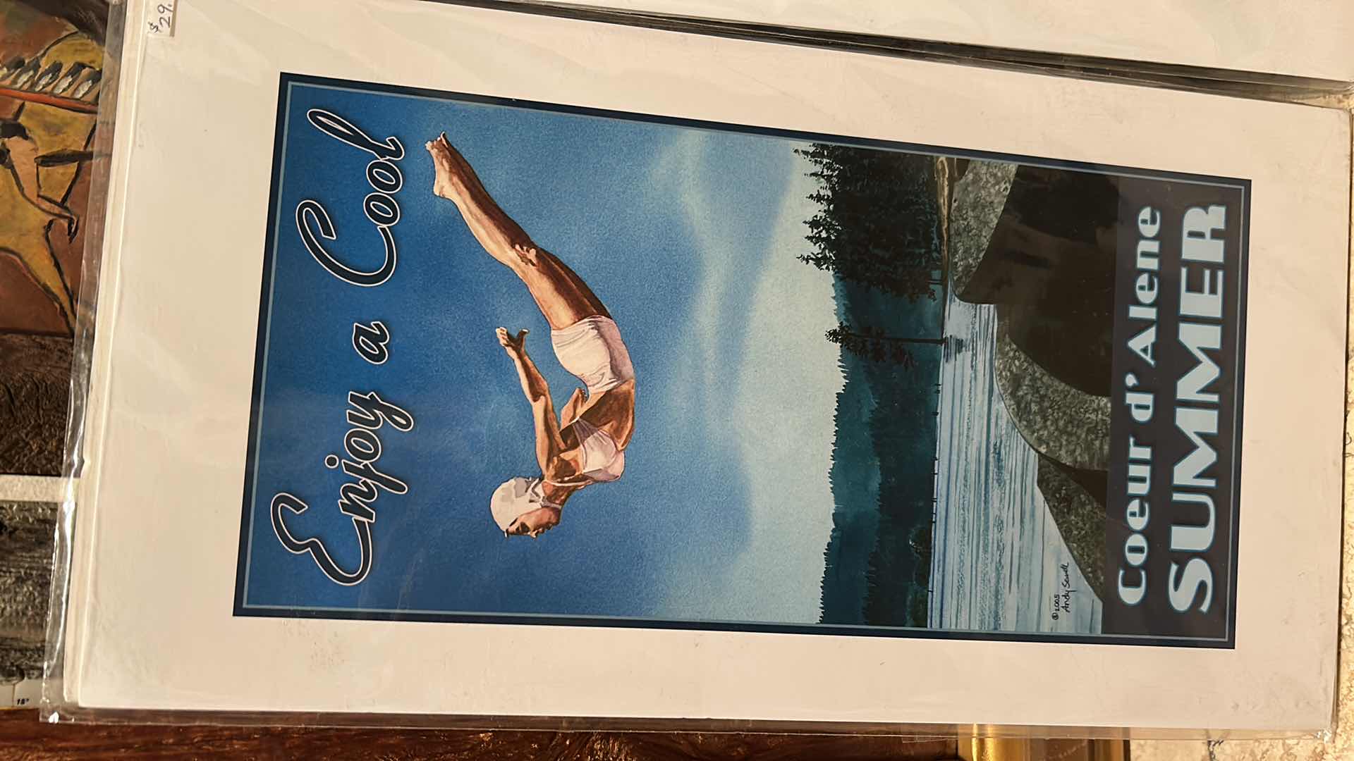 Photo 1 of 2 - SEWELL STUDIO GALLERY “IDAHO” PRINTS BY ANDY SEWELL,  ARTWORK 8” X H15”