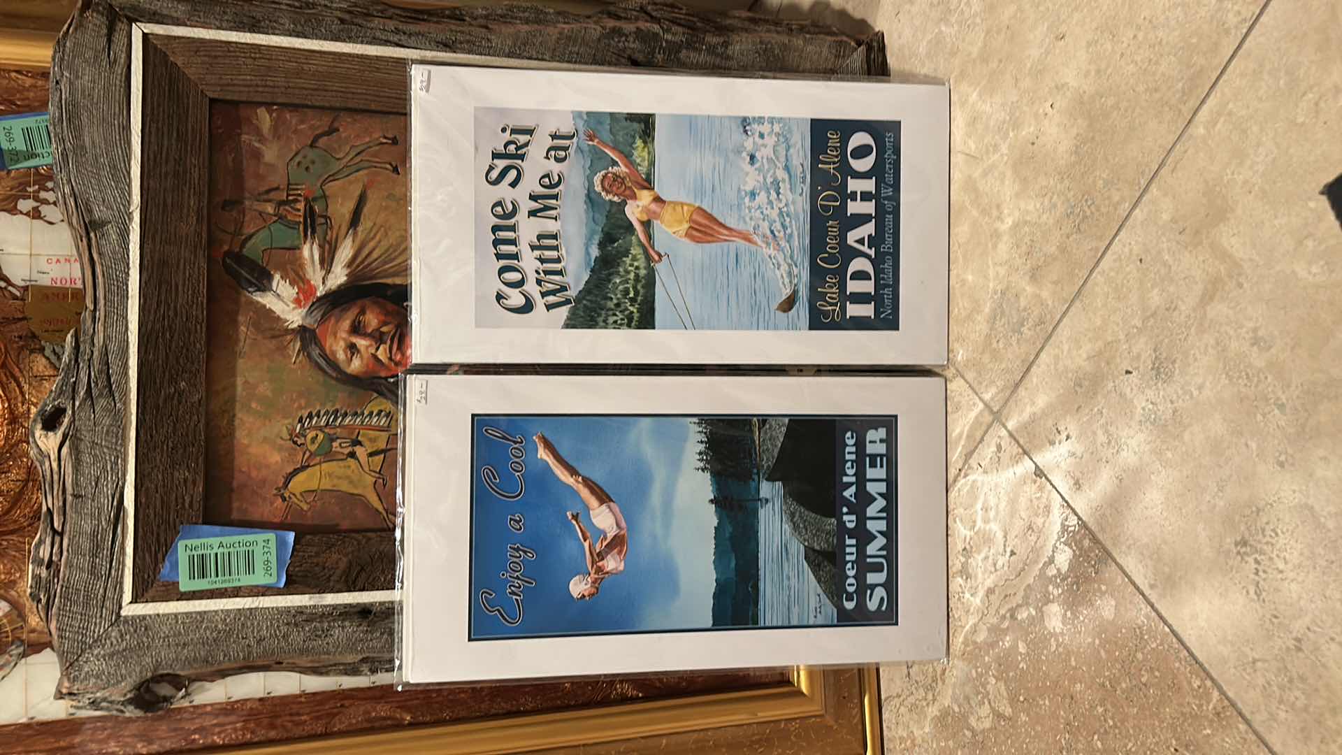 Photo 1 of 2 - SEWELL STUDIO GALLERY “IDAHO” PRINTS BY ANDY SEWELL,  ARTWORK 8” X H15”