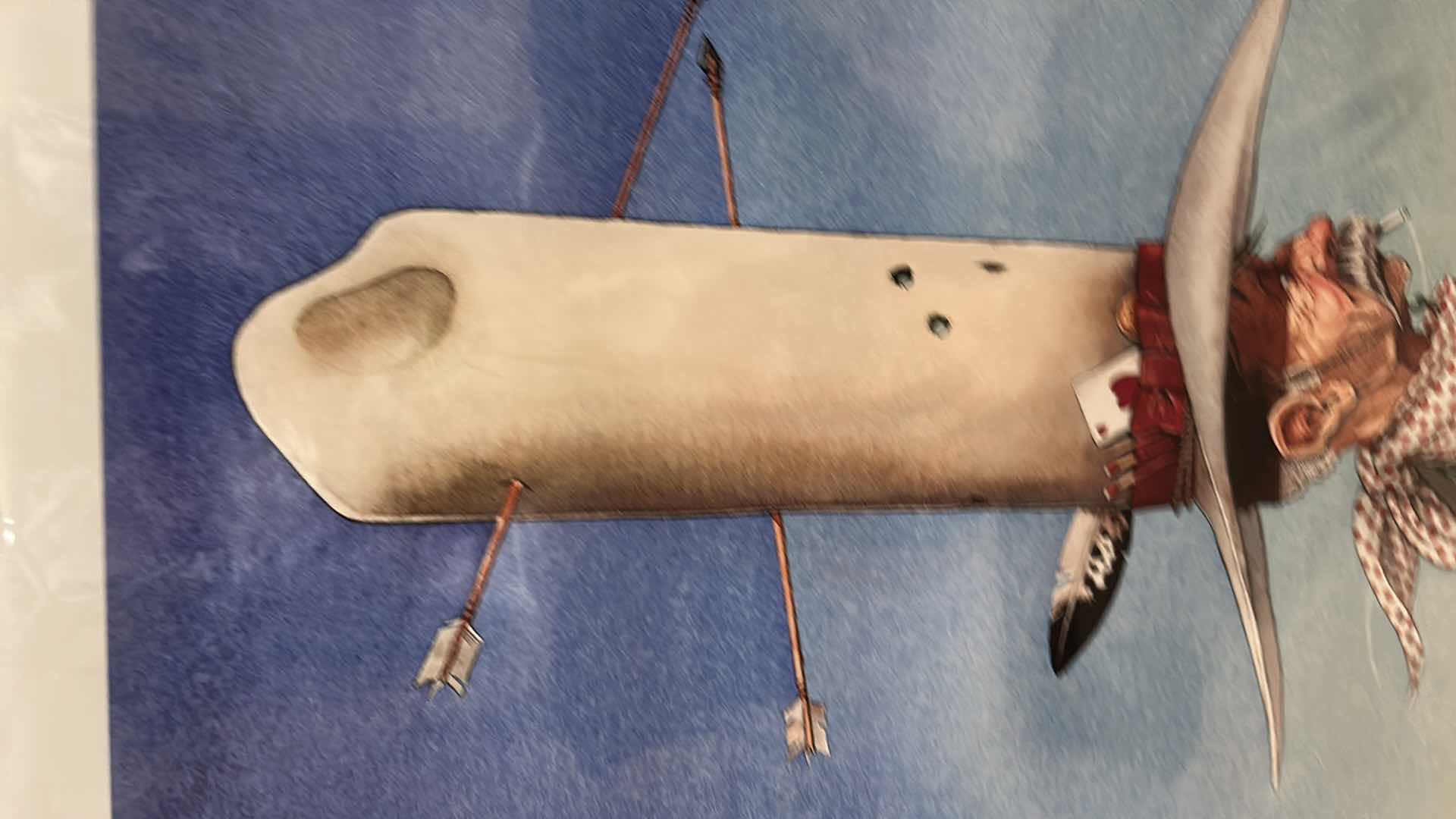 Photo 1 of “15 GALLON HAT” PRINT BY DAVE WILDER ARTWORK  13” x H19”