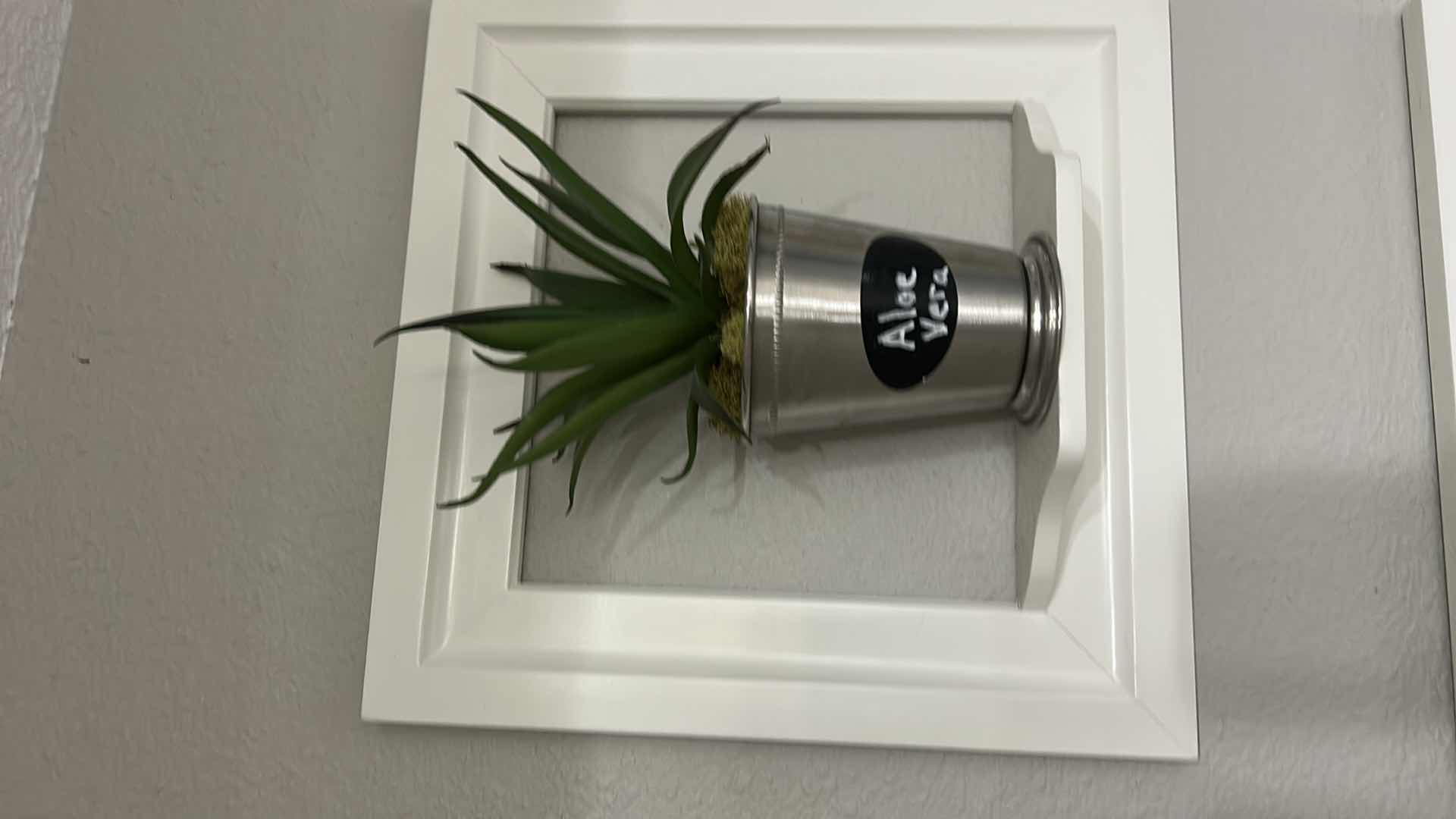 Photo 1 of WHITE WALL MOUNTED PLANTERS SET OF 3. 12” x 12”