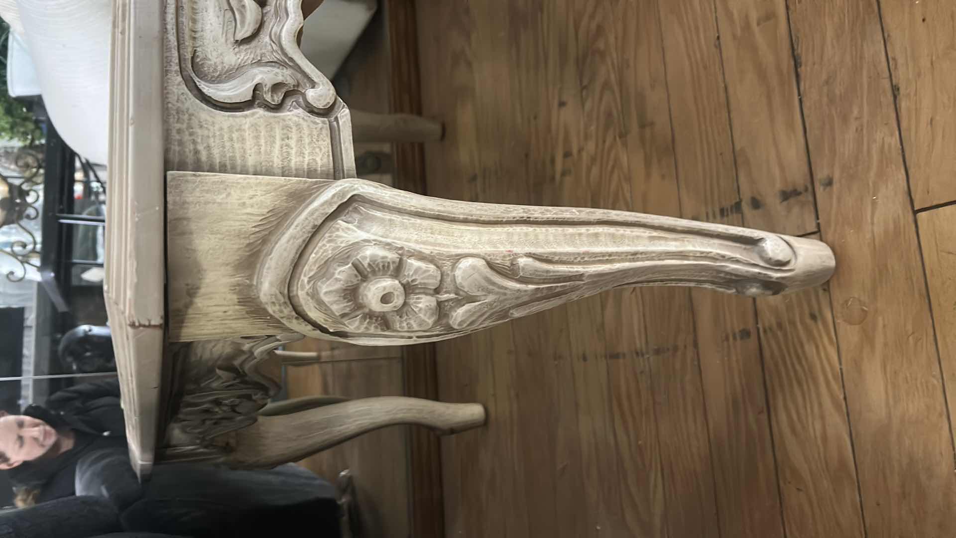 Photo 1 of VINTAGE WOOD AND GLASS  END TABLE. 24“ x 30“ x H20“