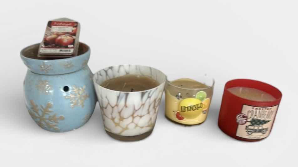 Photo 1 of CANDLES AND CANDLE WARMER