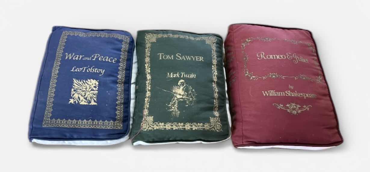 Photo 1 of 3 DECORATIVE BOOK PILLOWS 12 x 15 x H5