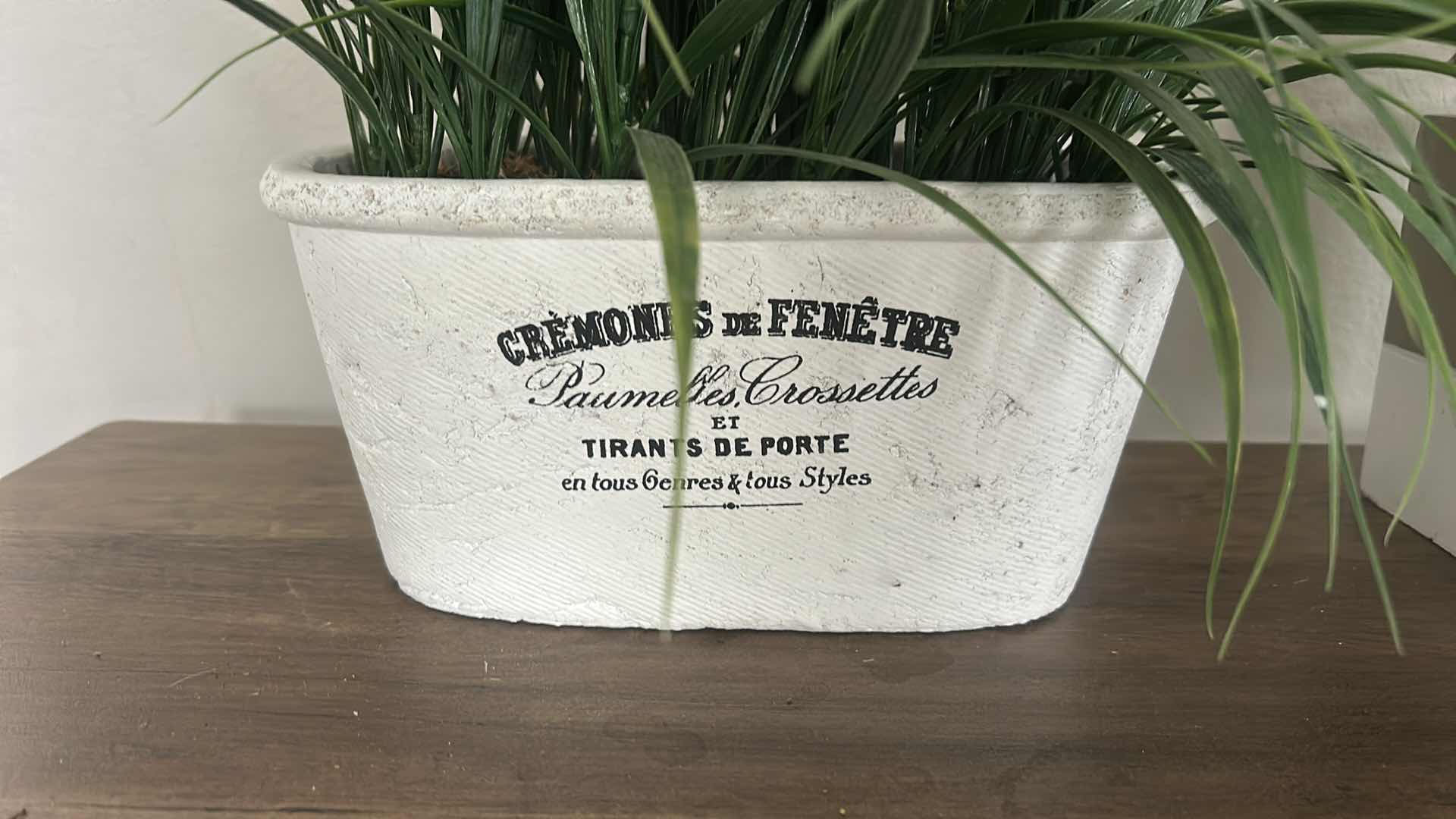 Photo 1 of 2 FAUX POTTED GRASS PLANTS (TALLEST H12”)