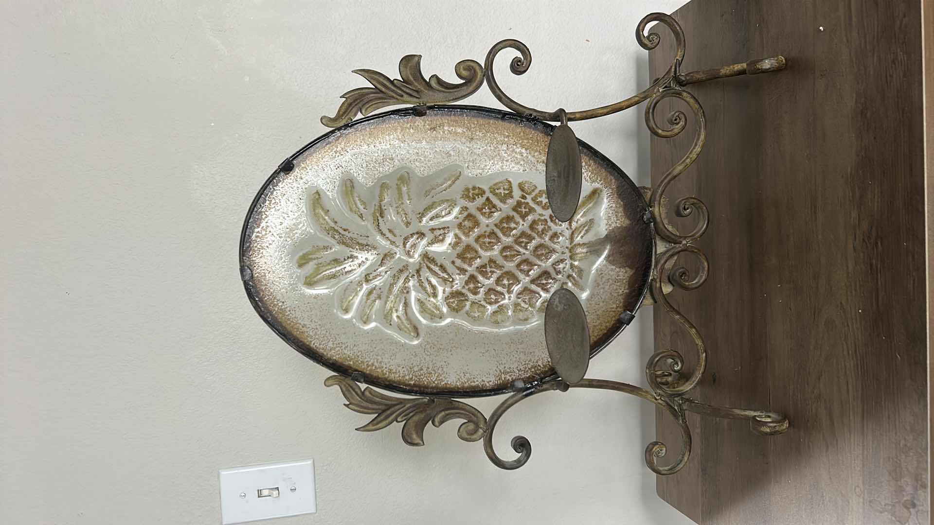 Photo 1 of ORNATE METAL CANDLE HOLDER H 19.5”