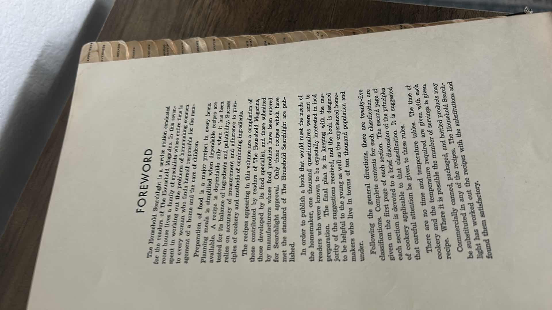 Photo 1 of VINTAGE HARDCOVER COPY OF THE HOUSEHOLD SEARCHLIGHT RECIPE BOOK,