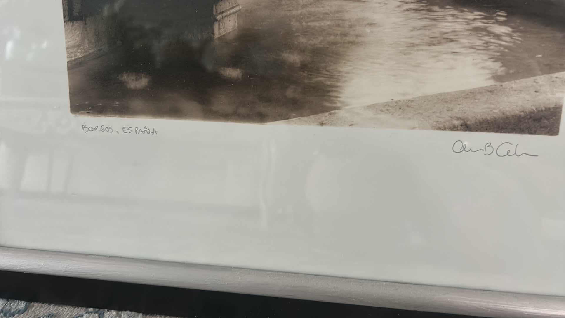 Photo 1 of 3 BLACK FRAMED SIGNED NUMBERED PHOTOGRAPH ARTWORK 18 1/2” x H18 1/2”