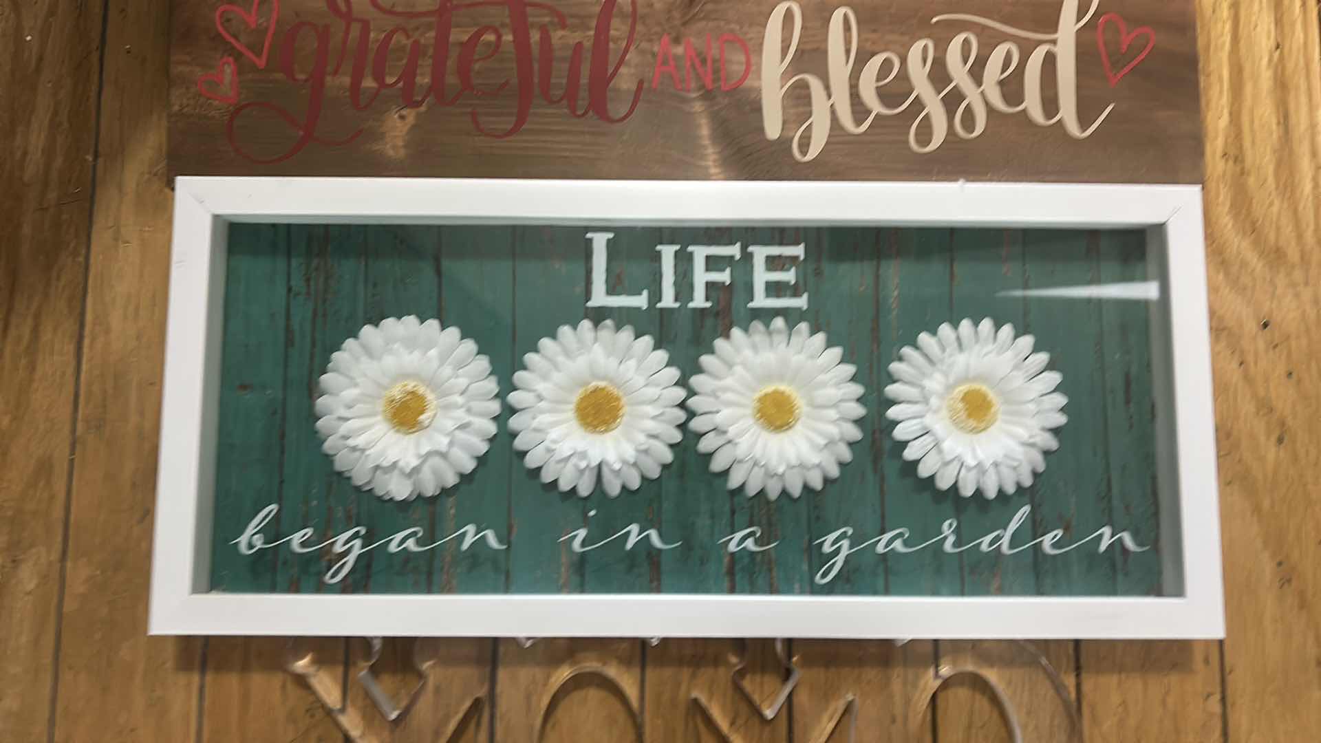 Photo 1 of 3 PC HOME DECOR ARTWORK (LARGEST 21” x H9”)