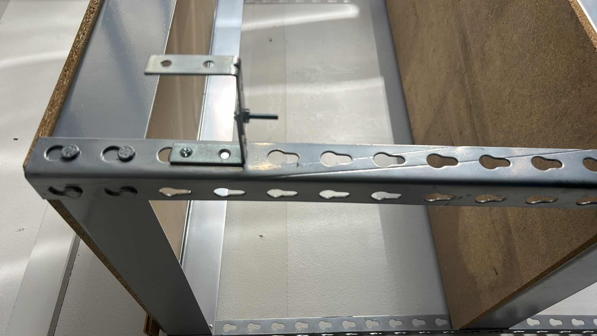 Photo 1 of HEAVY METAL SHELVING UNIT4’ x 18 1/2” x H6’