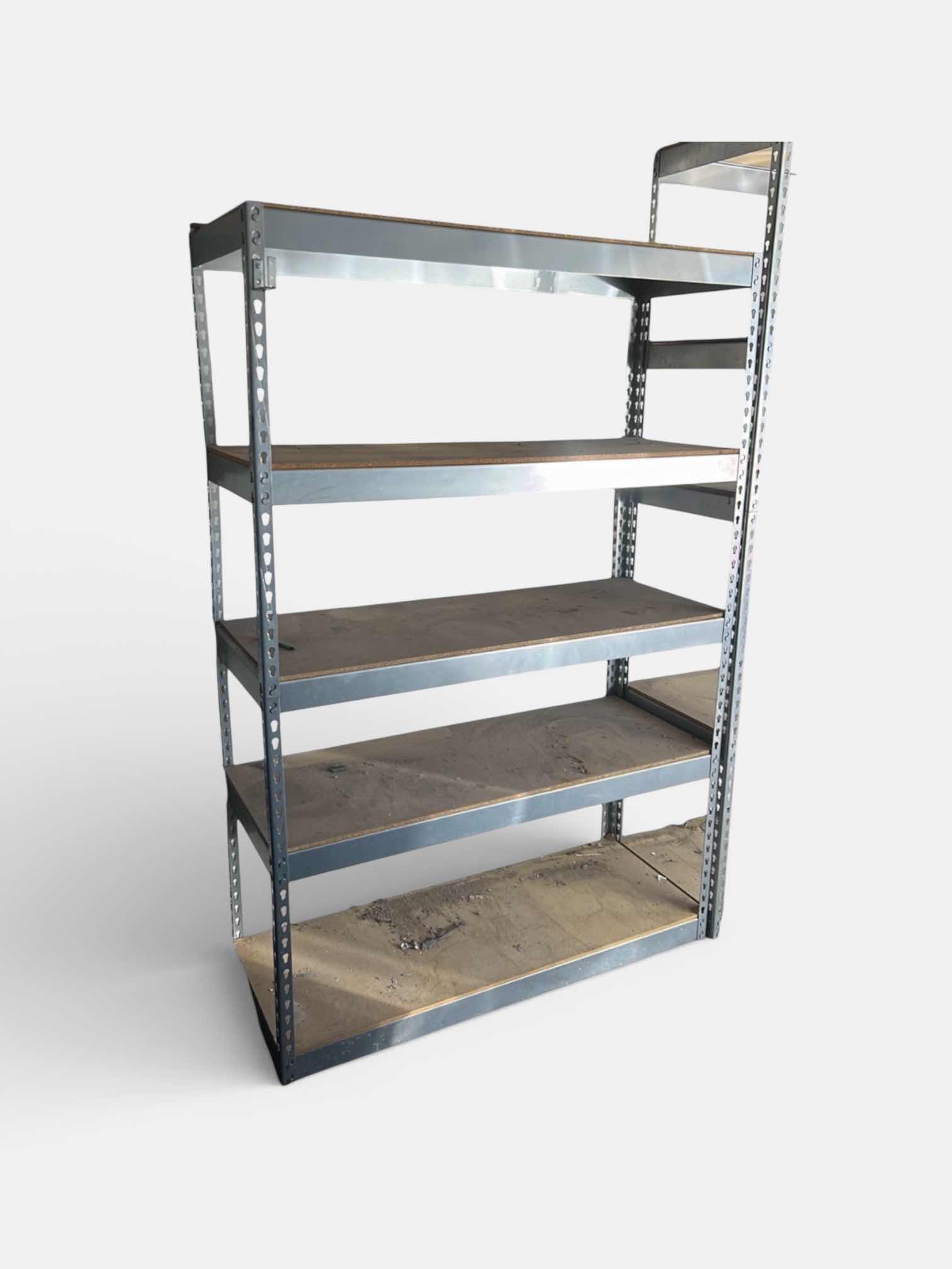 Photo 1 of HEAVY METAL SHELVING UNIT4’ x 18 1/2” x H6’