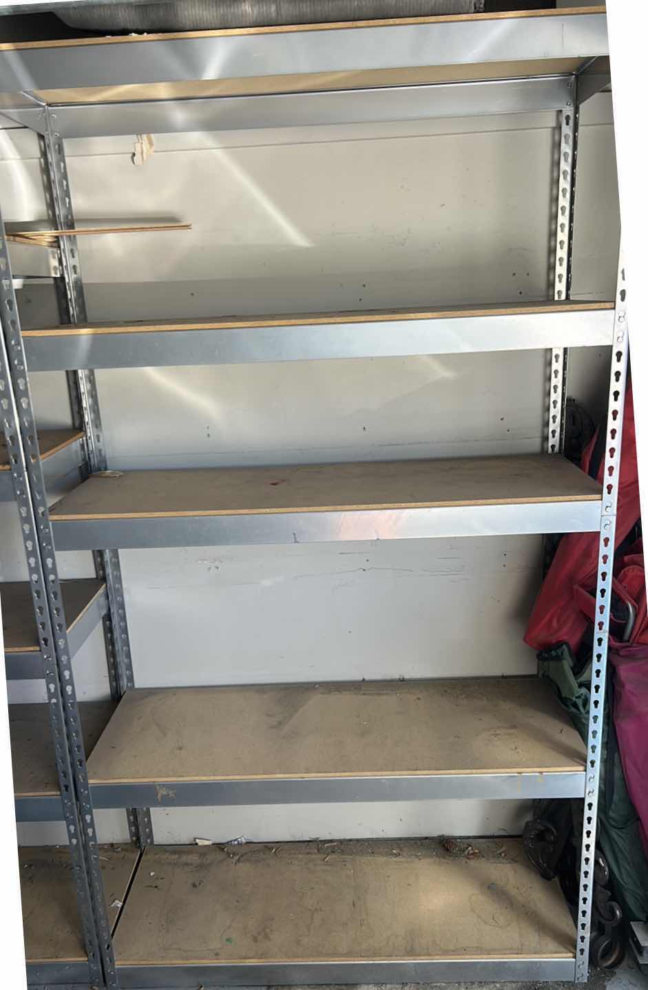 Photo 1 of HEAVY METAL GARAGE SHELVES 4’ x 18 1/2” x H7’