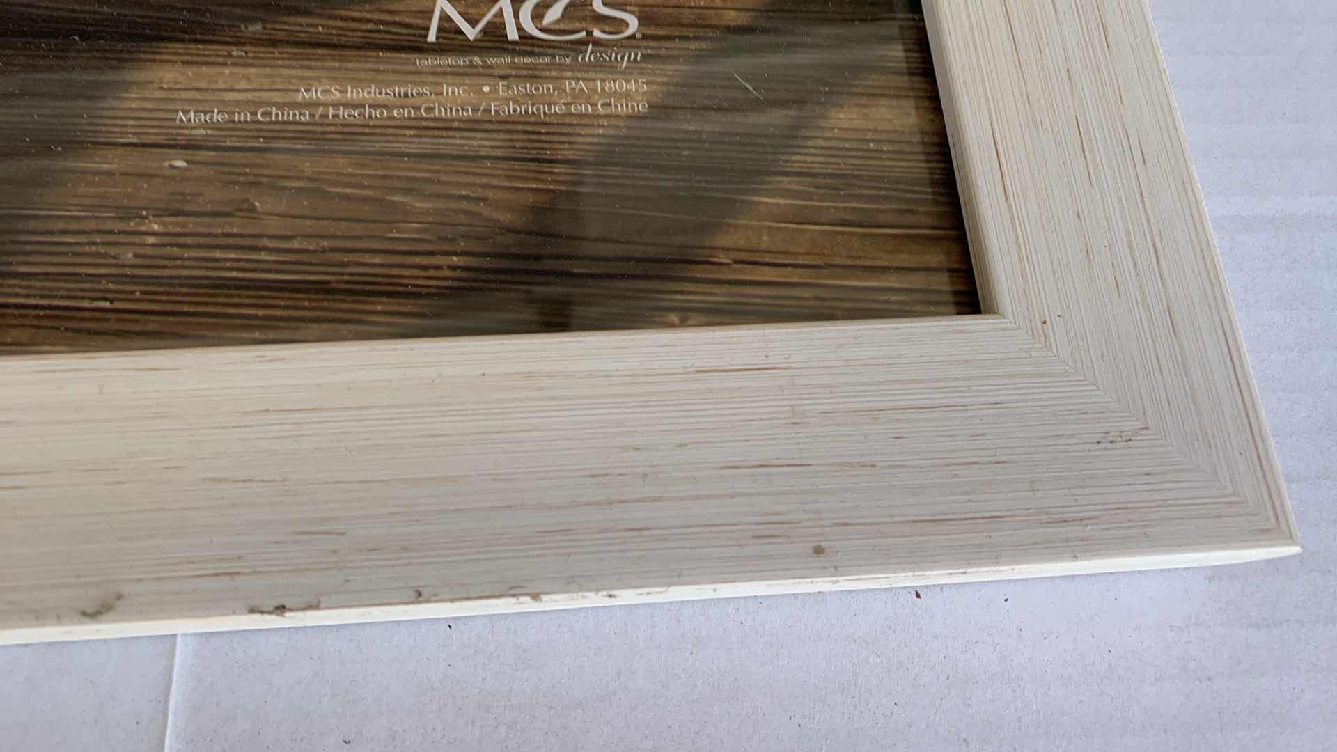 Photo 1 of 2- WHITE WOOD PHOTO FRAMES
