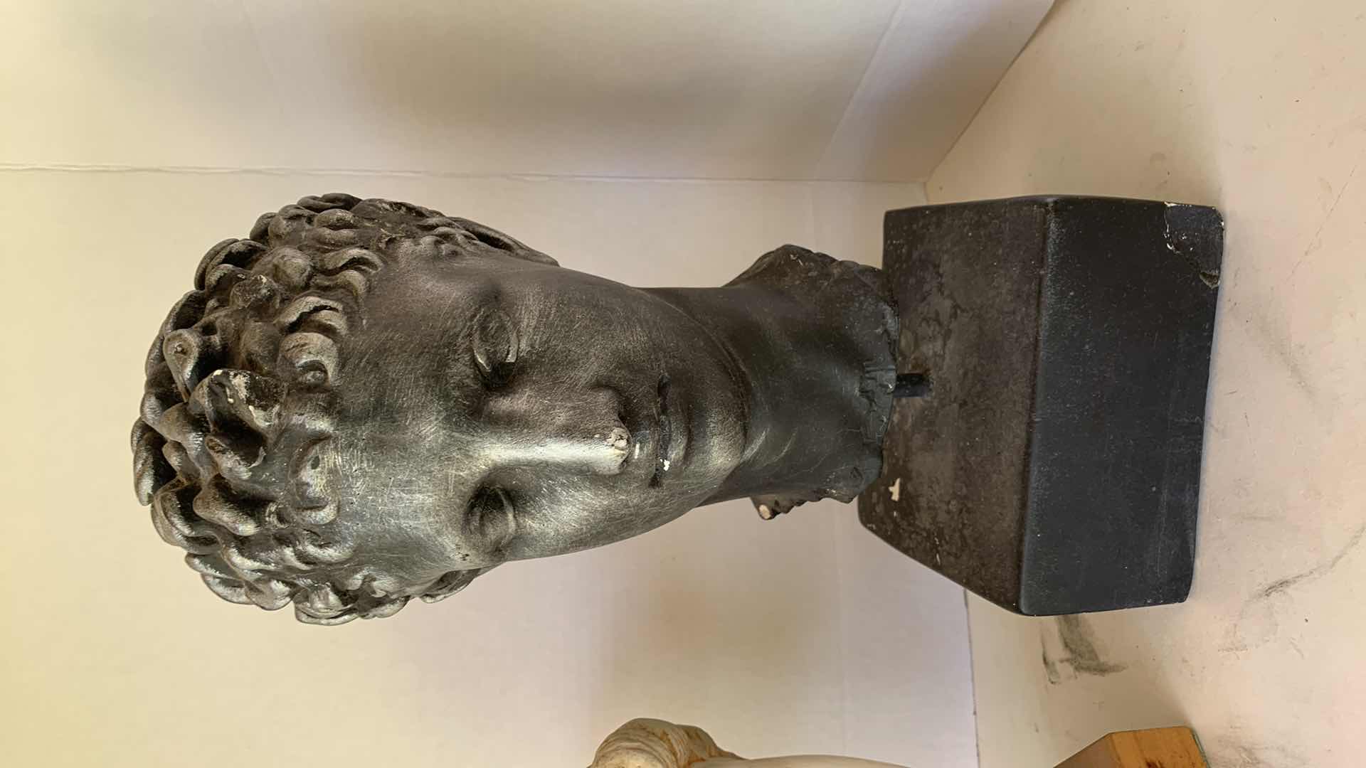 Photo 1 of PAIR OF GREEK BUSTS 14”