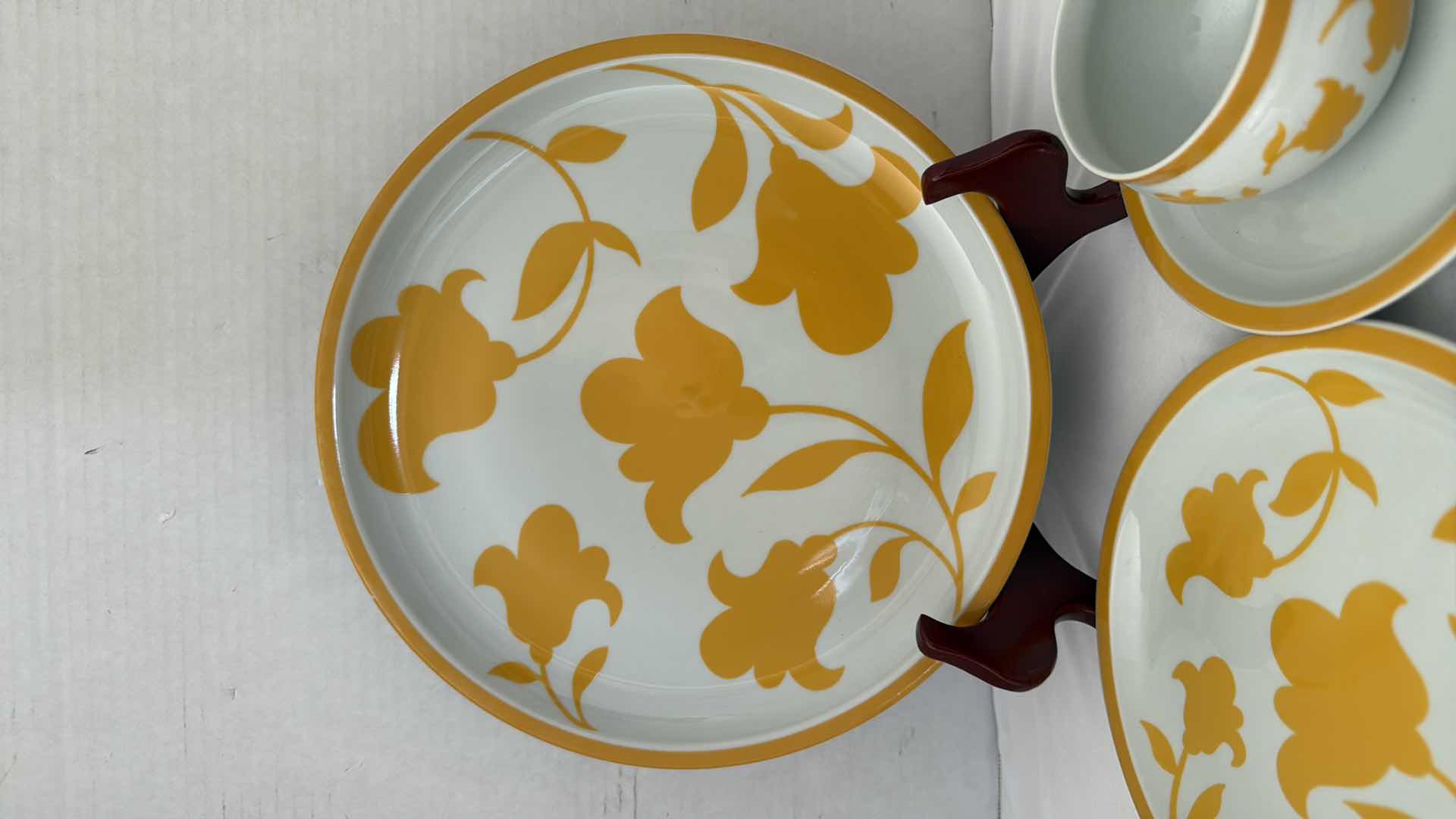 Photo 1 of 45PC SET- BLOCK HEARTHSTONE "GINGER" VISTA ALEGRE DINNERWARE COLLECTION FROM PORTUGAL