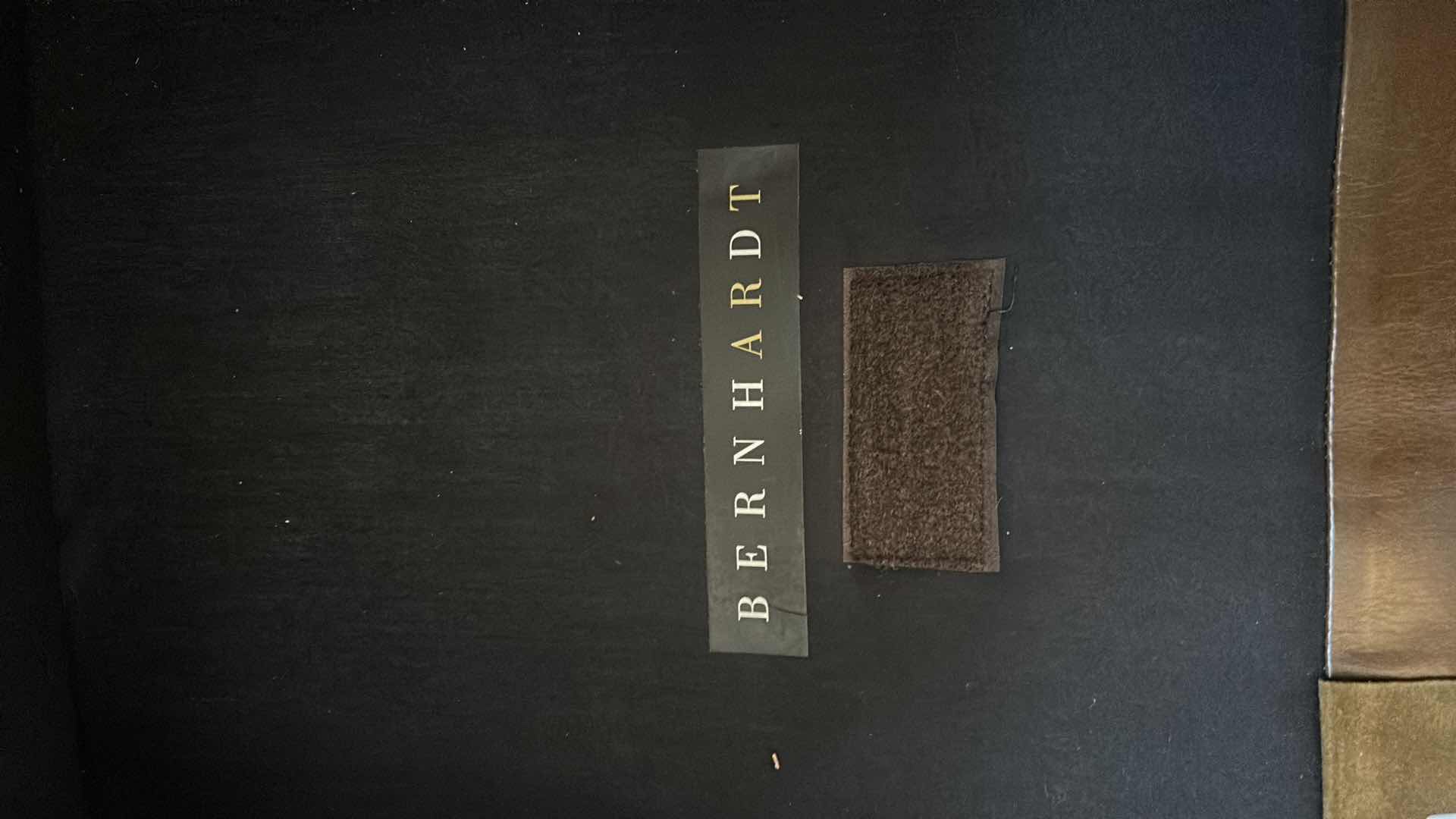 Photo 1 of BERNHARDT BROWN LEATHER RECLINER 33” x 35”  H41”