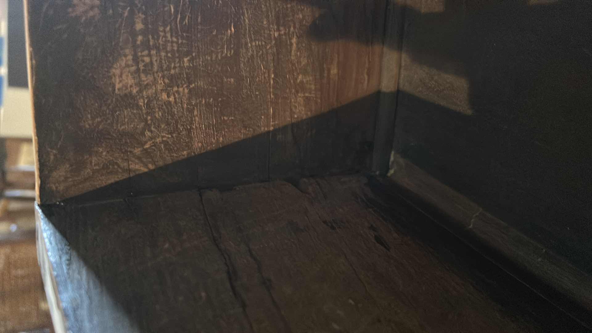 Photo 1 of ENGLISH MAHOGANY BOW FRONT CHEST OF DRAWERS - TONGUE & GROOVE 40” x 20” H42” 