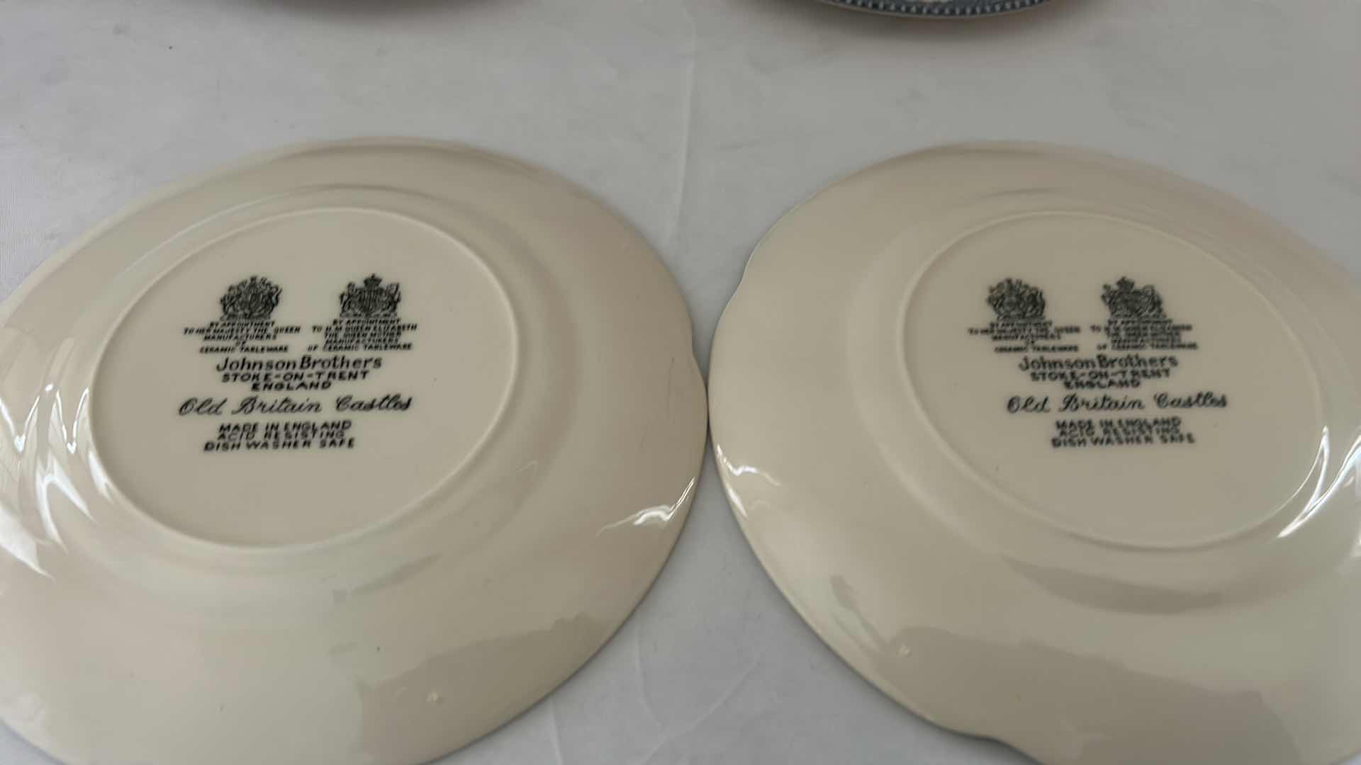 Photo 3 of 4 - OLD BRITAIN CASTLES BLUE JOHNSON BROTHERS BREAD AND BUTTER PLATE 6.25