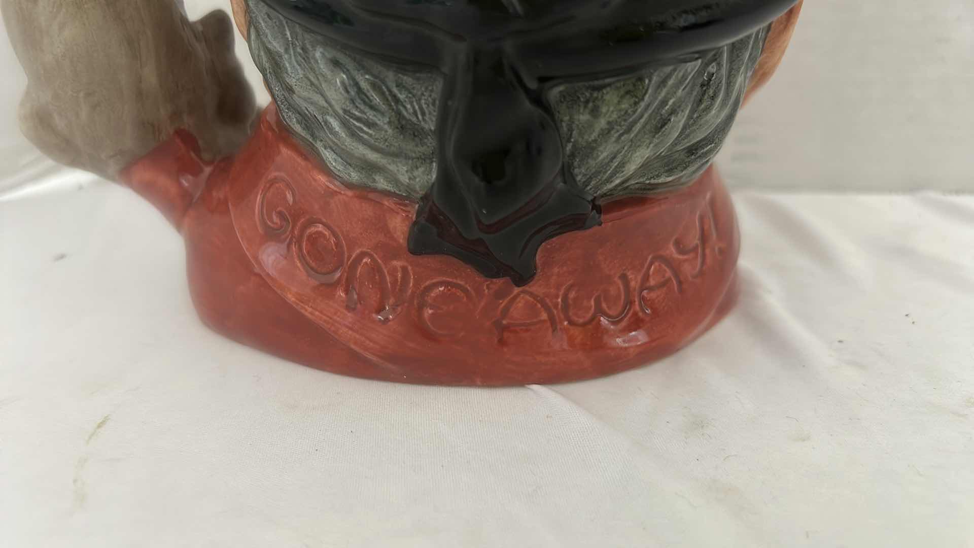 Photo 1 of  VINTAGE 1959  ROYAL DOULTON  “GONE AWAY" TOBY CHARACTER MUG (NUMBERED) 