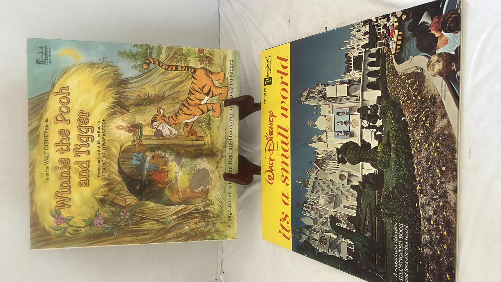 Photo 1 of 2 VINTAGE WALT DISNEY NARRATED BOOKS / RECORD ALBUMS