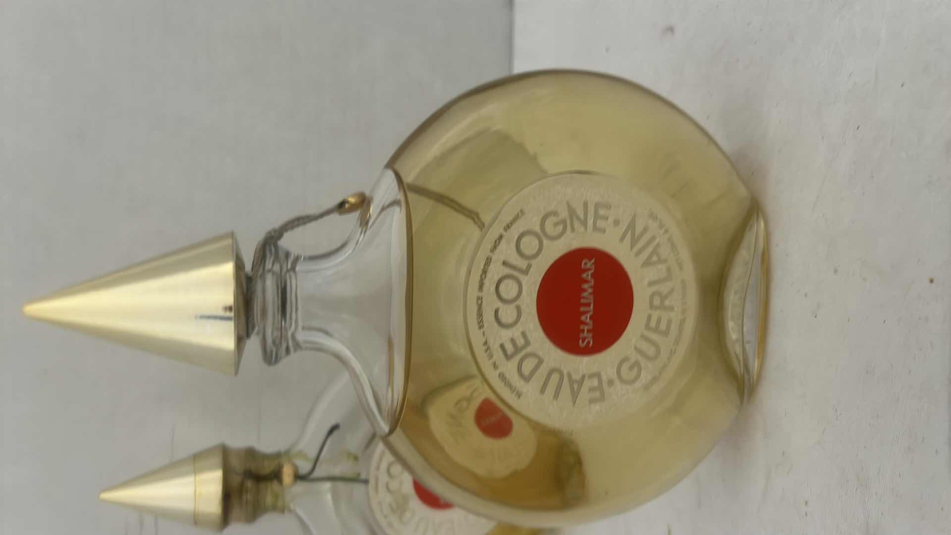 Photo 1 of 2- VINTAGE BOTTLES W SHALIMAR PERFUME