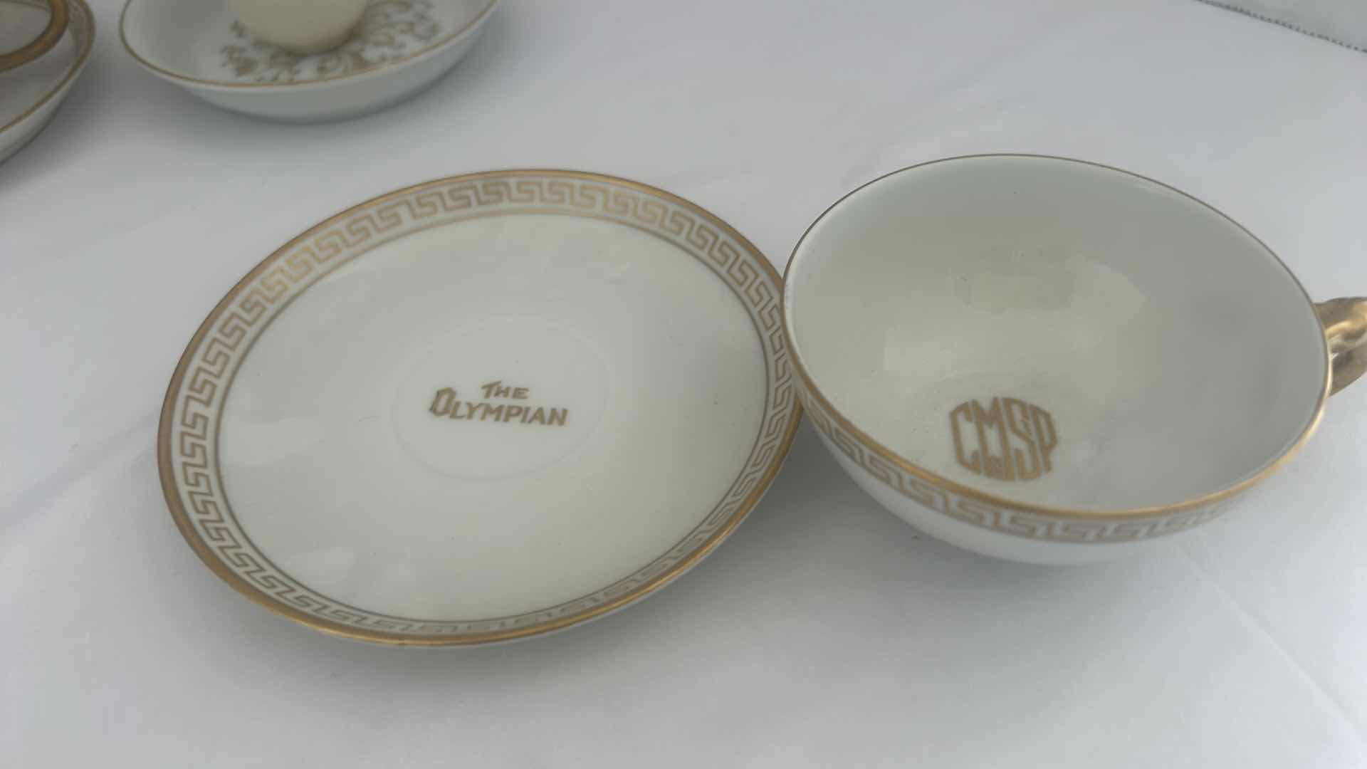 Photo 1 of 12 PC COLLECTION OF BONE CHINA AND PORCELAIN TEACUPS AND SAUCERS