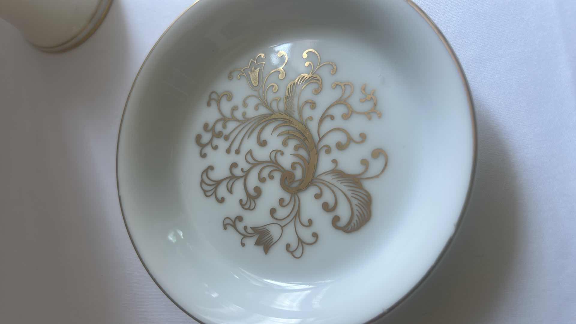 Photo 1 of 12 PC COLLECTION OF BONE CHINA AND PORCELAIN TEACUPS AND SAUCERS