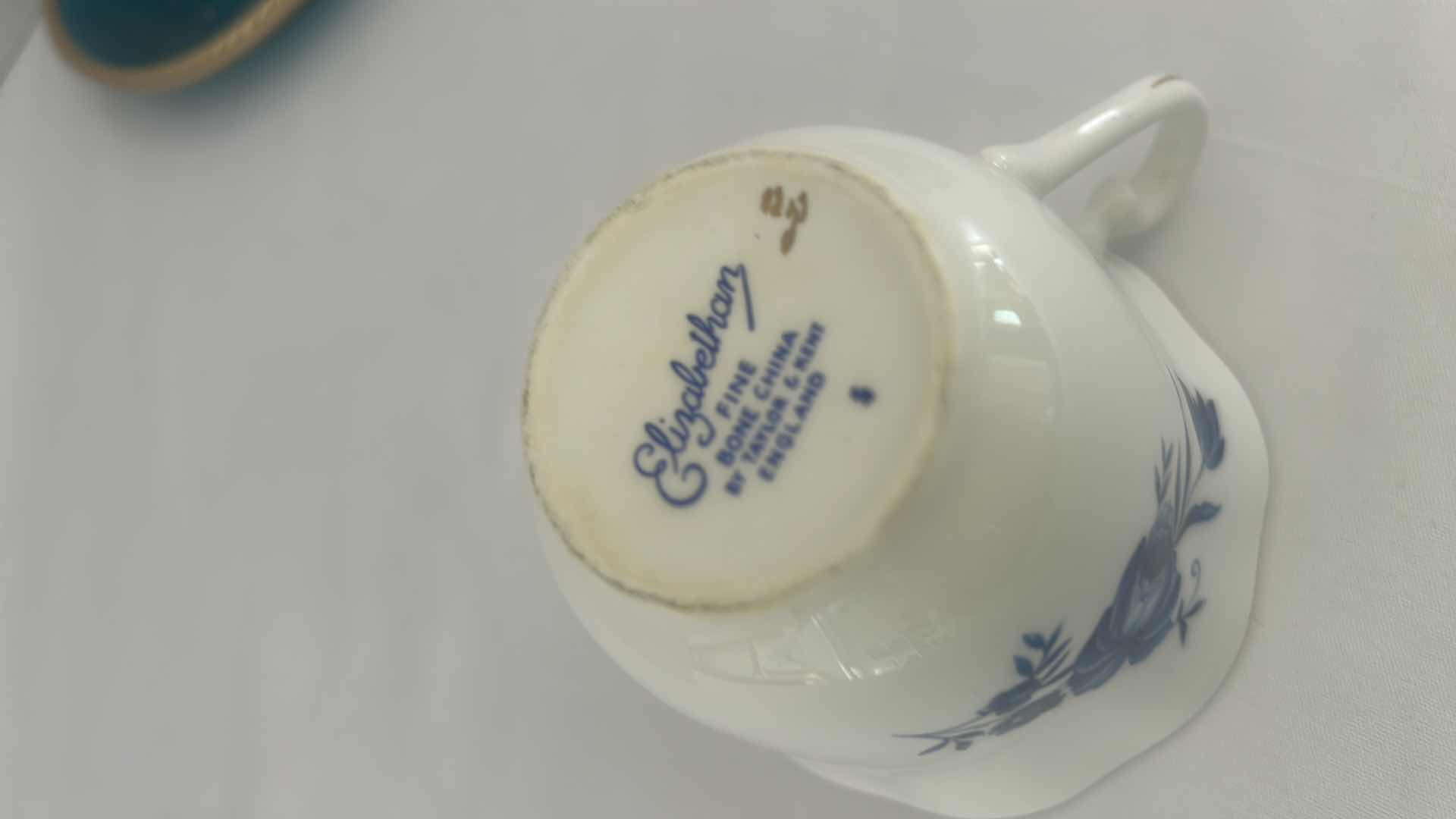 Photo 1 of 12 PC COLLECTION OF BONE CHINA AND PORCELAIN TEACUPS AND SAUCERS