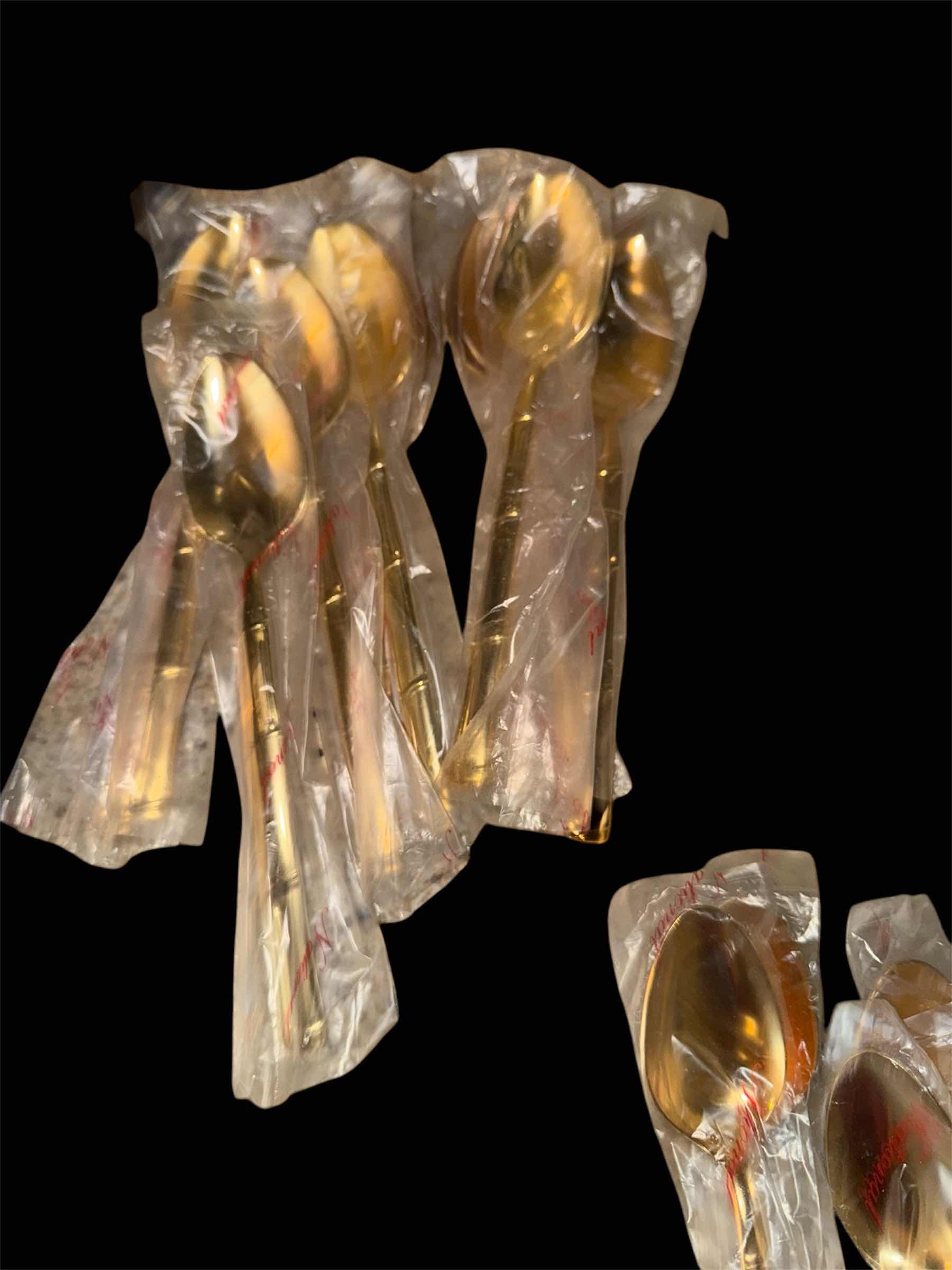 Photo 1 of 73 PCS-VINTAGE 23K GOLD-PLATED NATIONAL SILVER COMPANY SILVERWARE SET