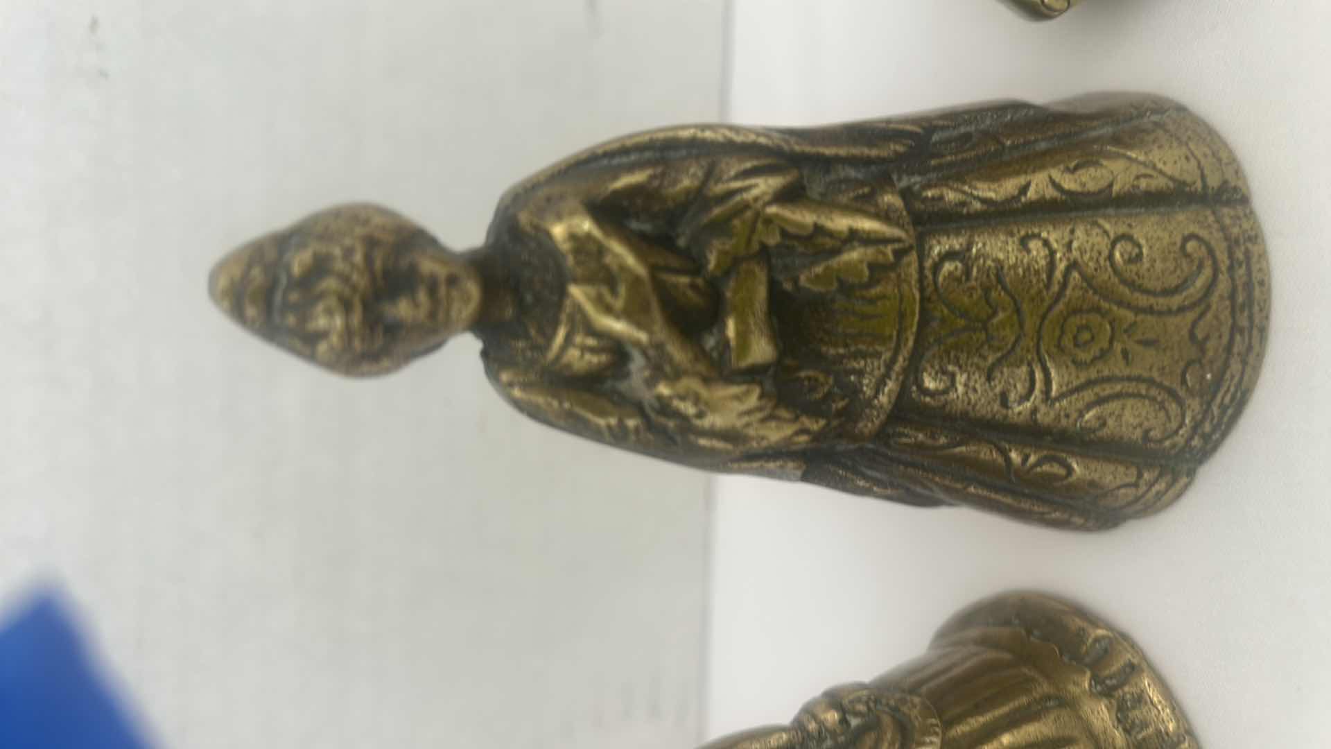 Photo 3 of 3 VINTAGE BRASS BELLS H4”