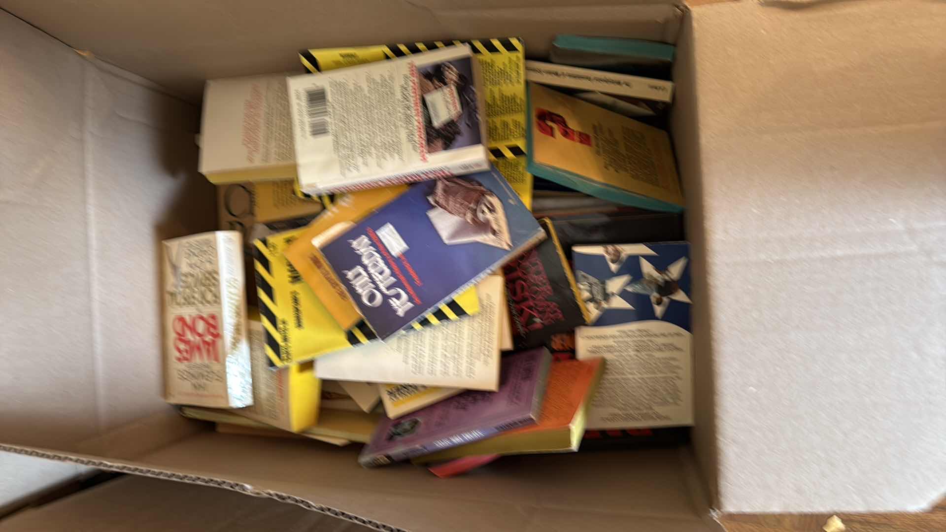 Photo 3 of 4-BOXES OF BOOKS (VARIOUS TITLES & AUTHORS)