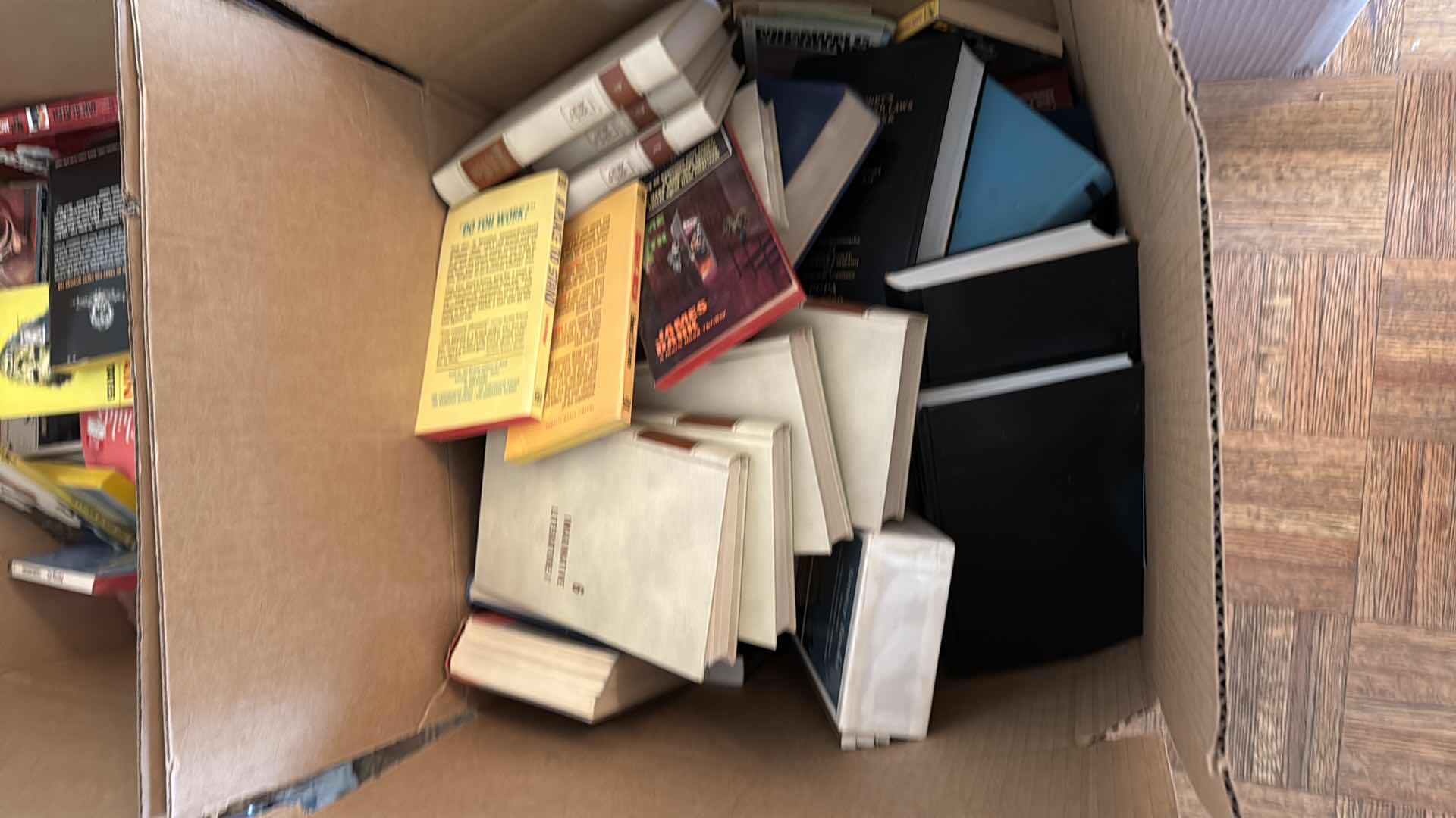Photo 1 of 4-BOXES OF BOOKS (VARIOUS TITLES & AUTHORS)