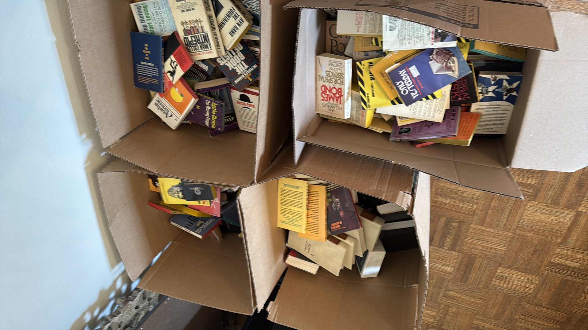 Photo 1 of 4-BOXES OF BOOKS (VARIOUS TITLES & AUTHORS)