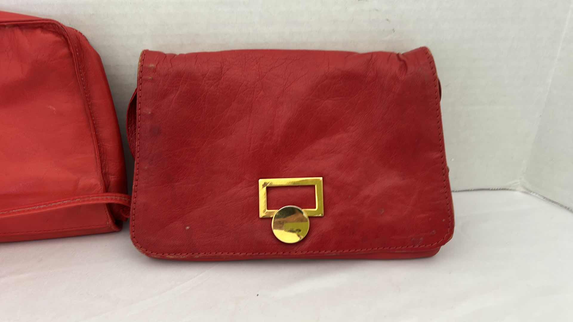 Photo 1 of 4 WOMENS VINTAGE RED HANDBAGS