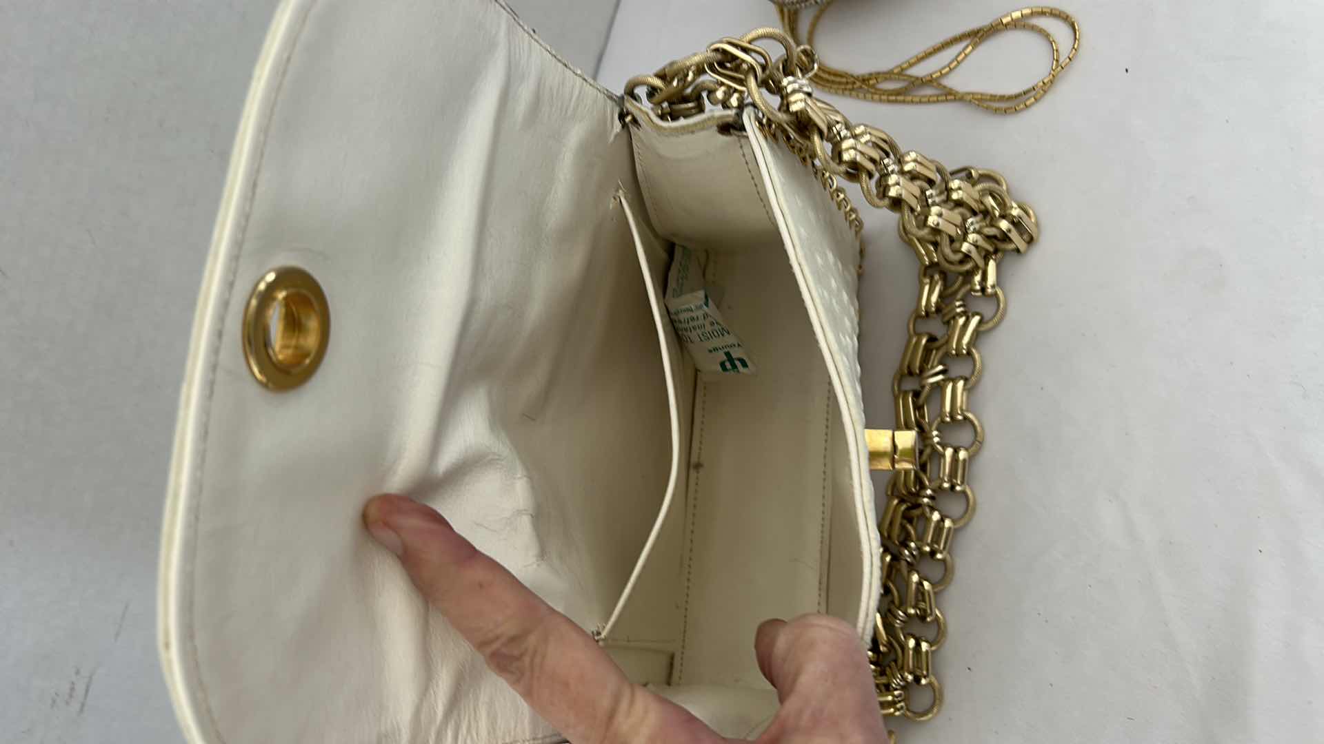 Photo 6 of 2 VINTAGE CREAM AND BLING HANDBAGS