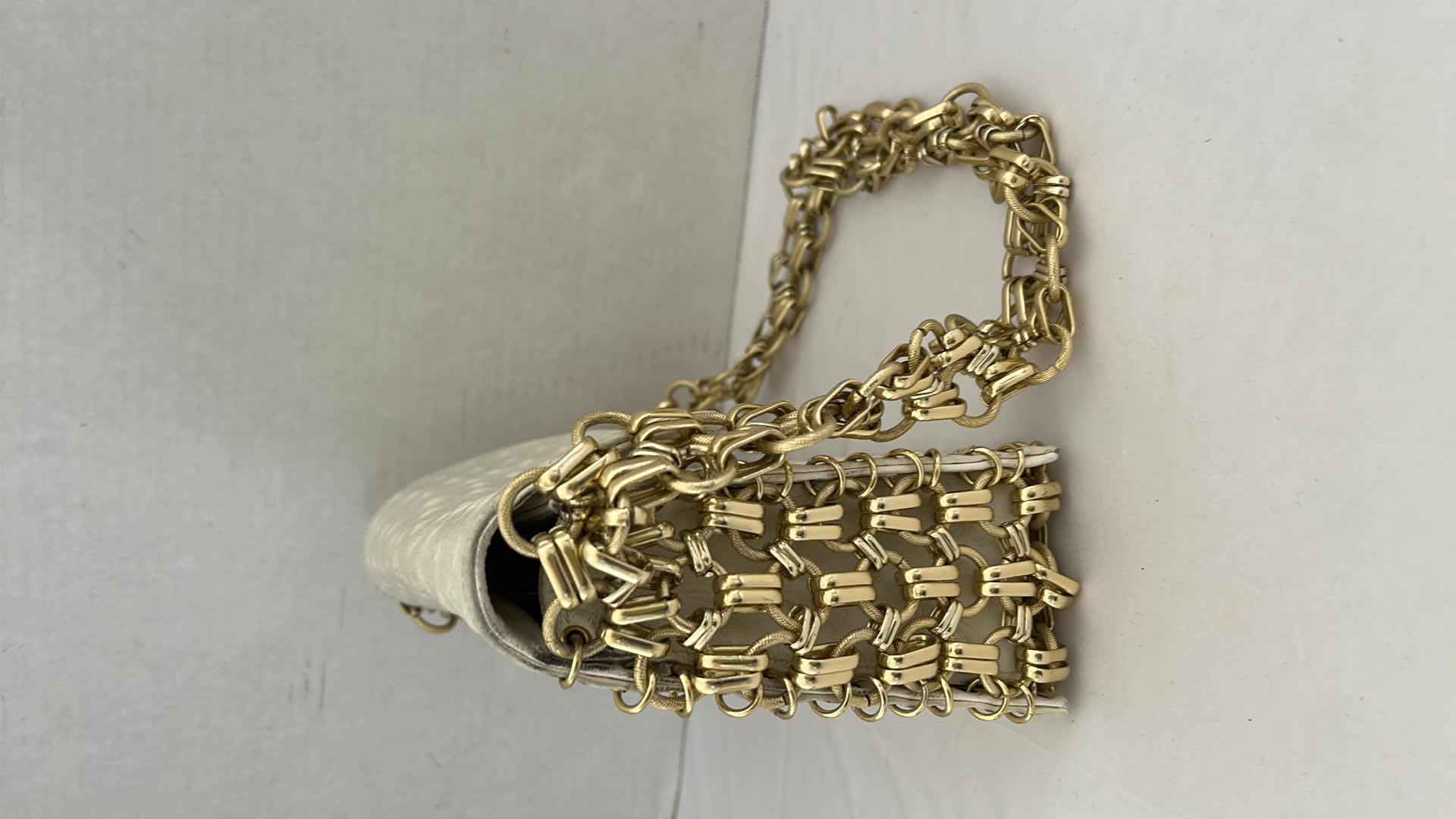 Photo 7 of 2 VINTAGE CREAM AND BLING HANDBAGS