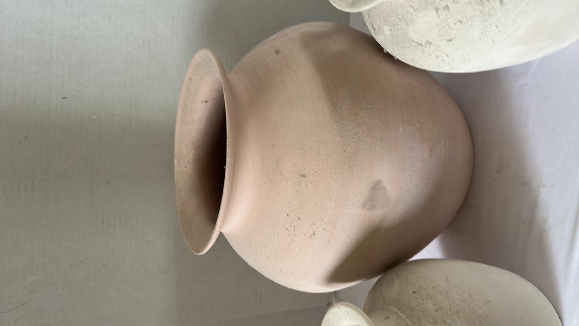 Photo 1 of 3 HAND SPUN POTTERY (TALLEST 11”)