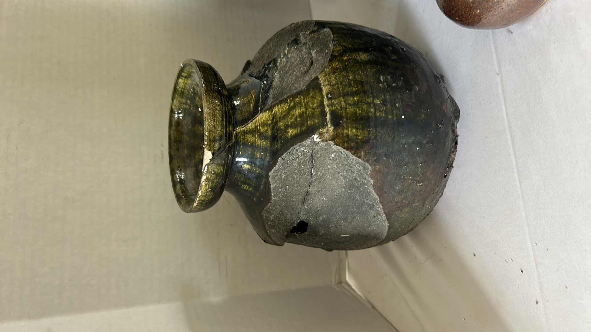 Photo 1 of 4 HAND SPUN GLAZED POTTERY (TALLEST 8”)