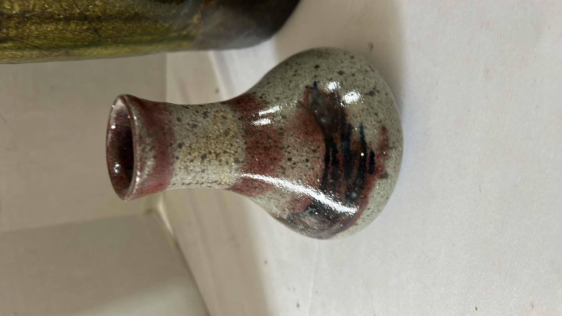 Photo 1 of 5 HAND SPUN GLAZED POTTERY (TALLEST 12.5”)