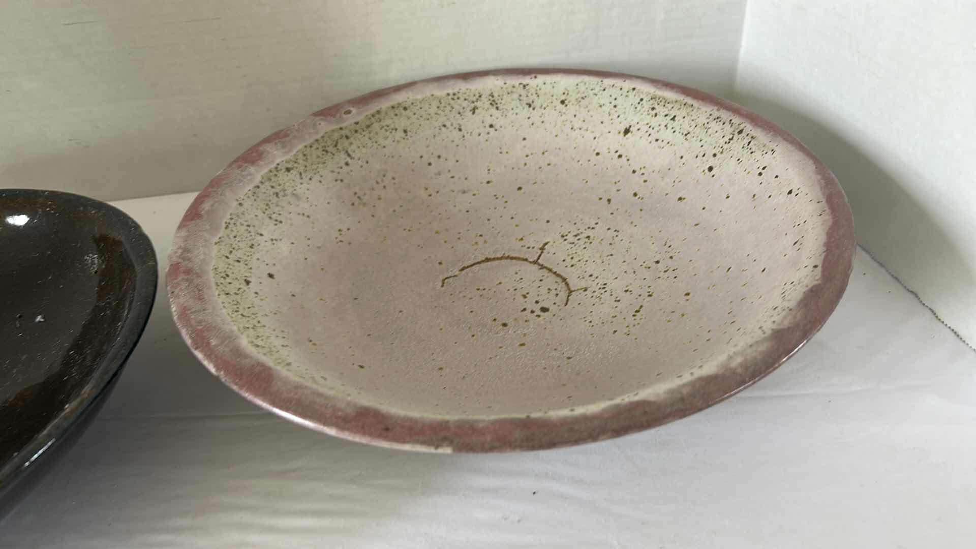 Photo 1 of 4 HAND SPUN GLAZED POTTERY