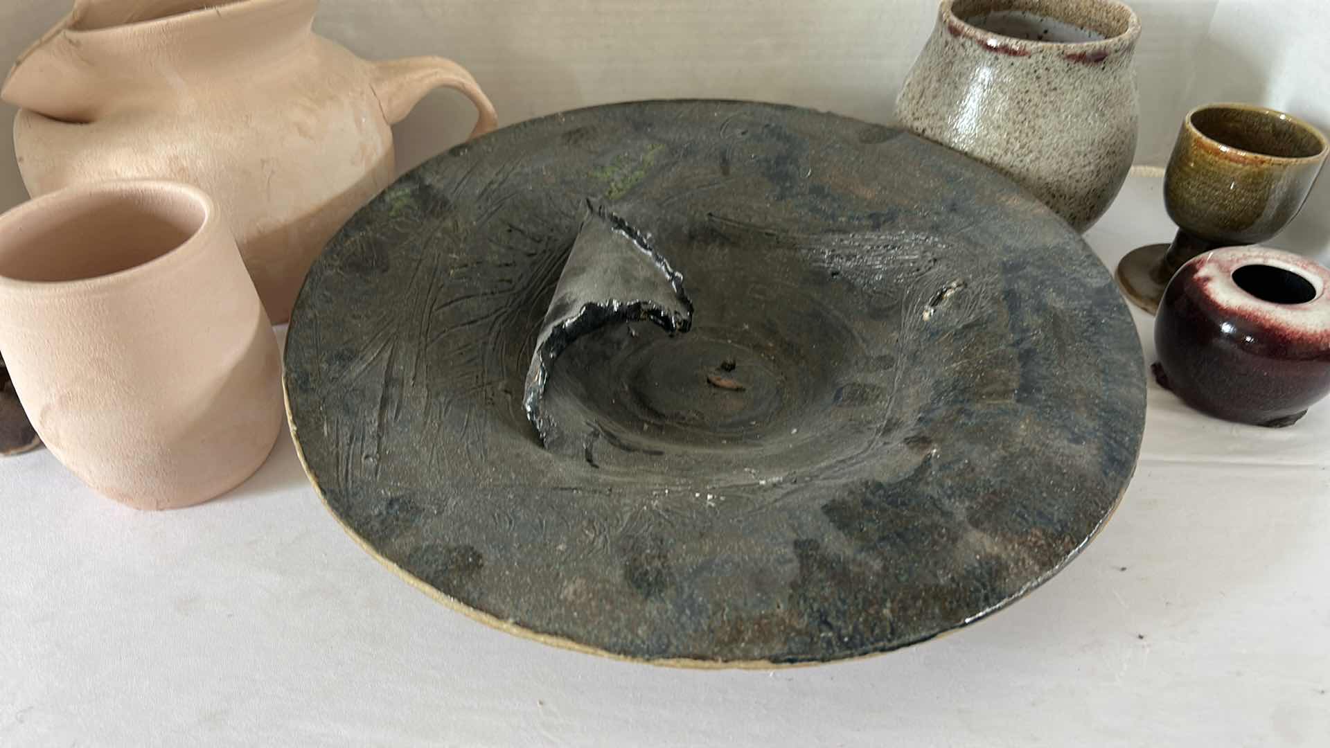 Photo 2 of 7 HANDMADE POTTERY PIECES