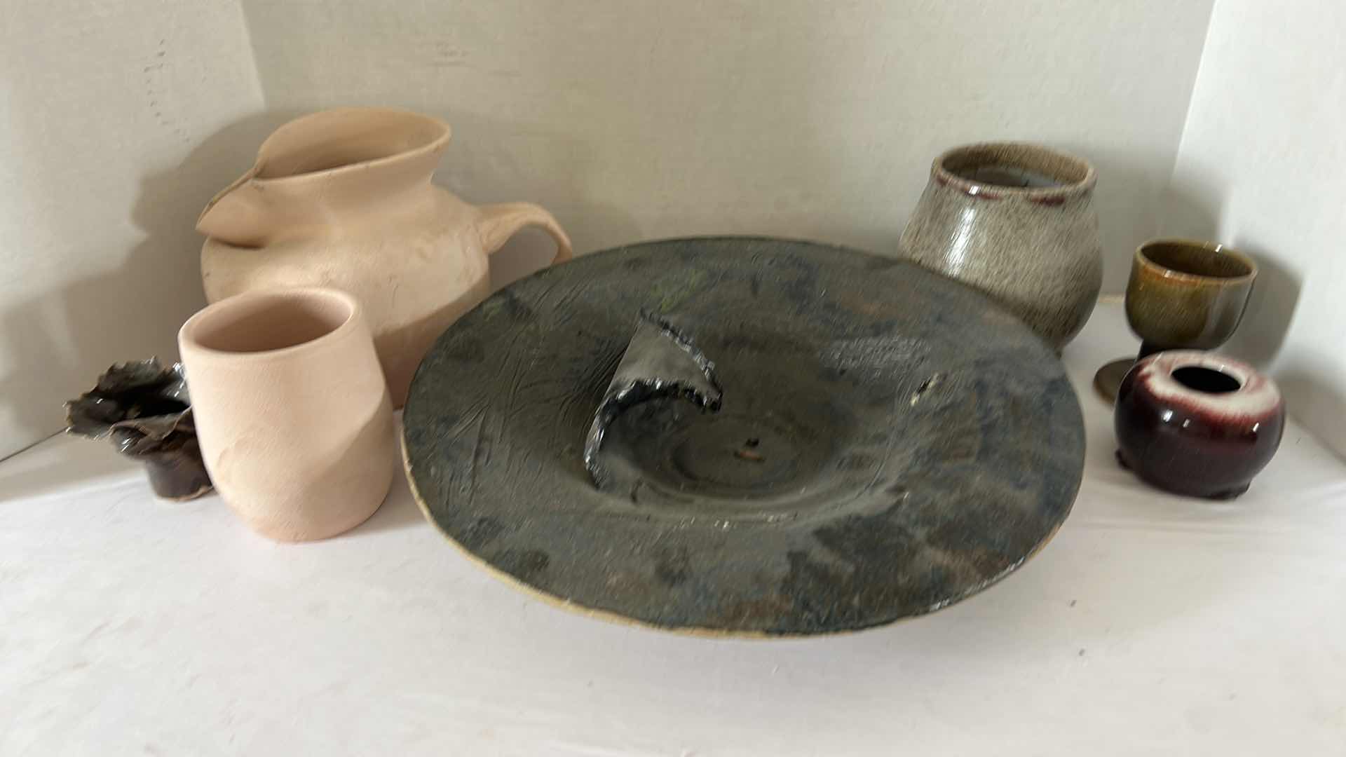 Photo 1 of 7 HANDMADE POTTERY PIECES
