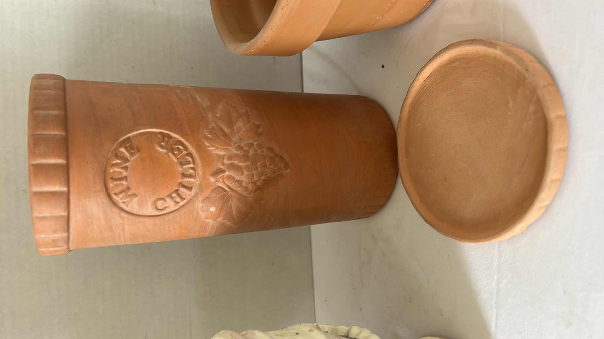 Photo 1 of 4 CLAY AND POTTERY (TALLEST H 9.5”)