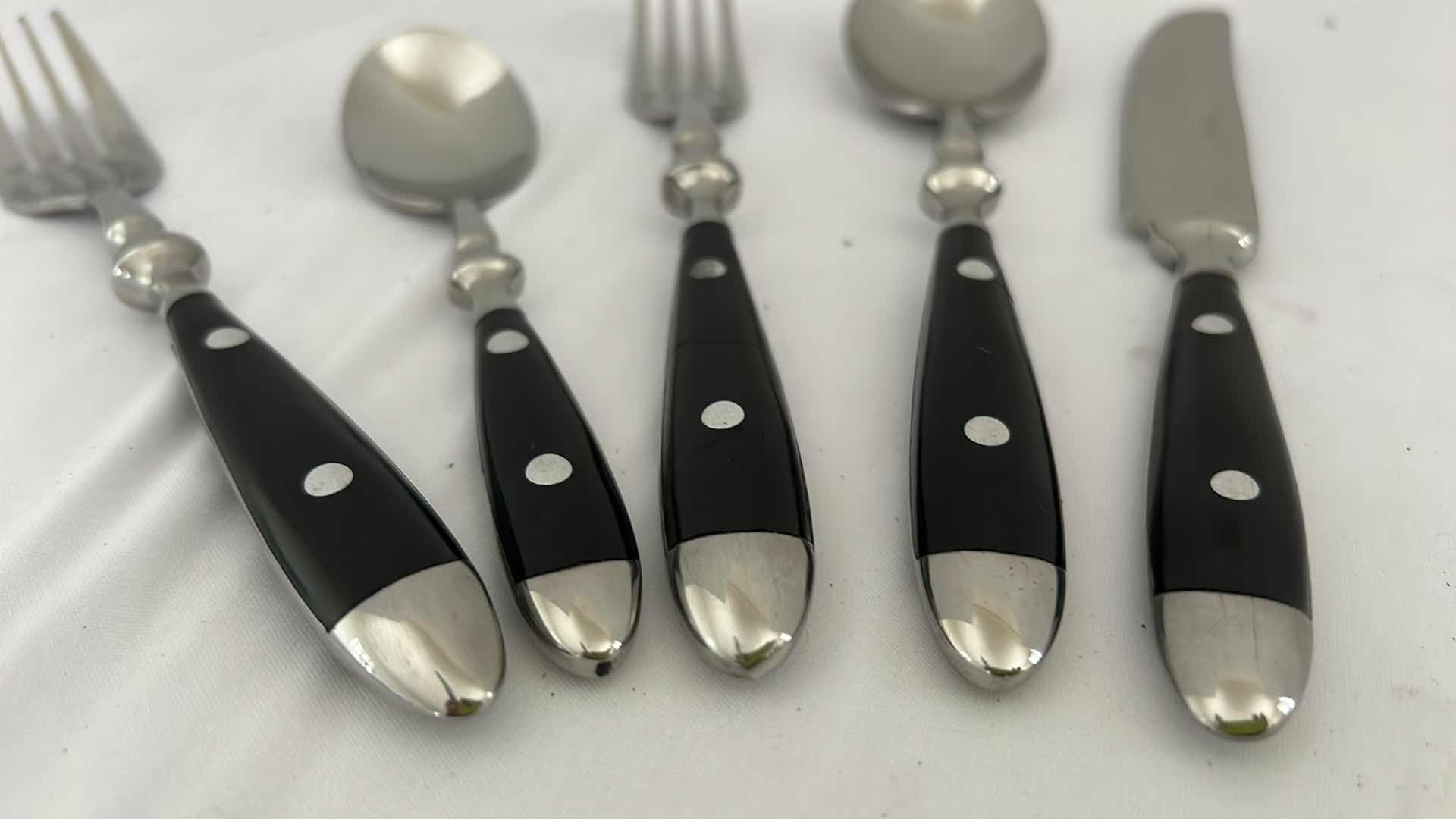 Photo 3 of 5 PC BOXED SILVERWARE PLACE SETTING SET