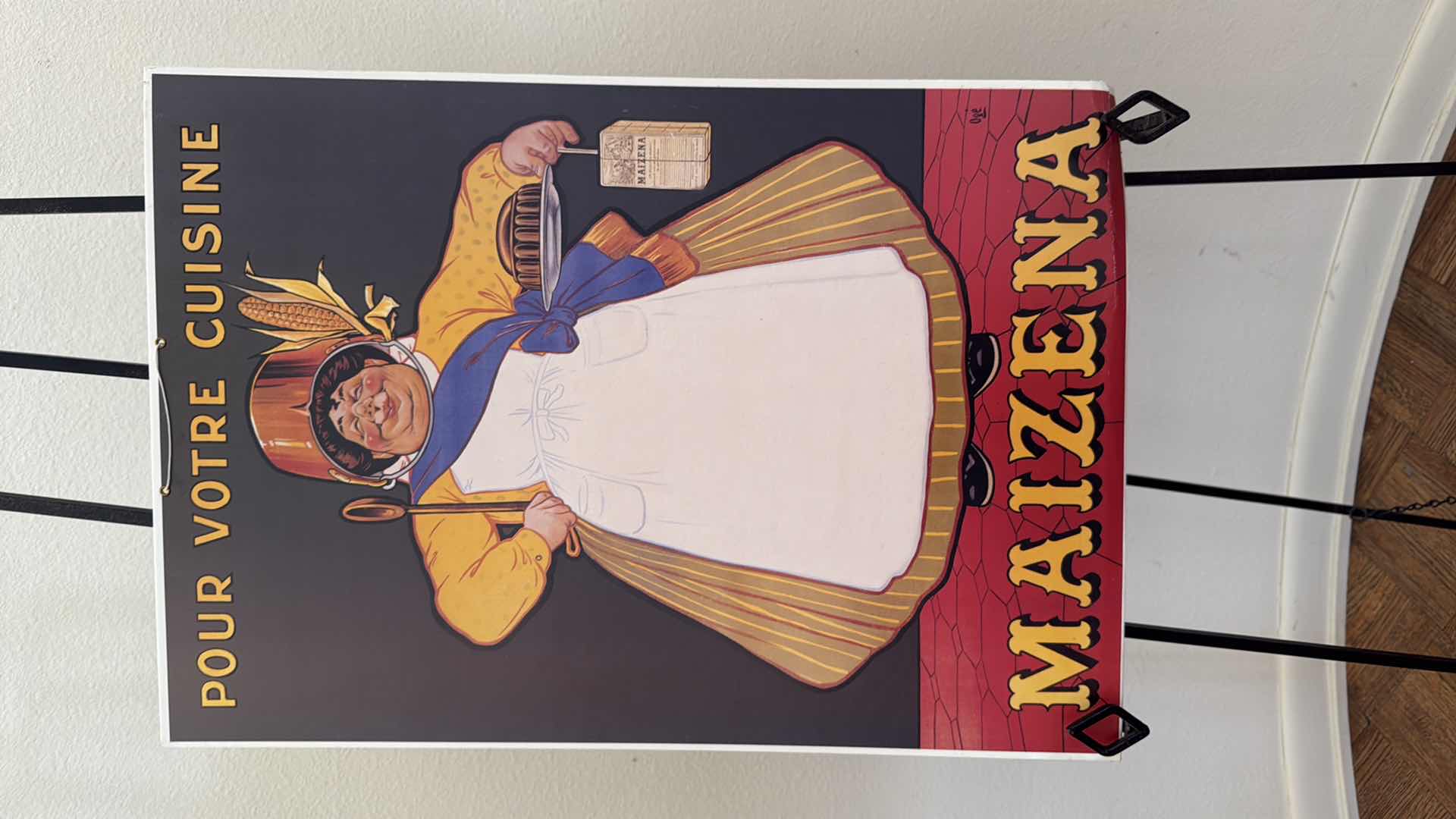 Photo 1 of  POSTER BOARD -  "LETS EAT THE WORLD" ARTWORK 18” x 26”