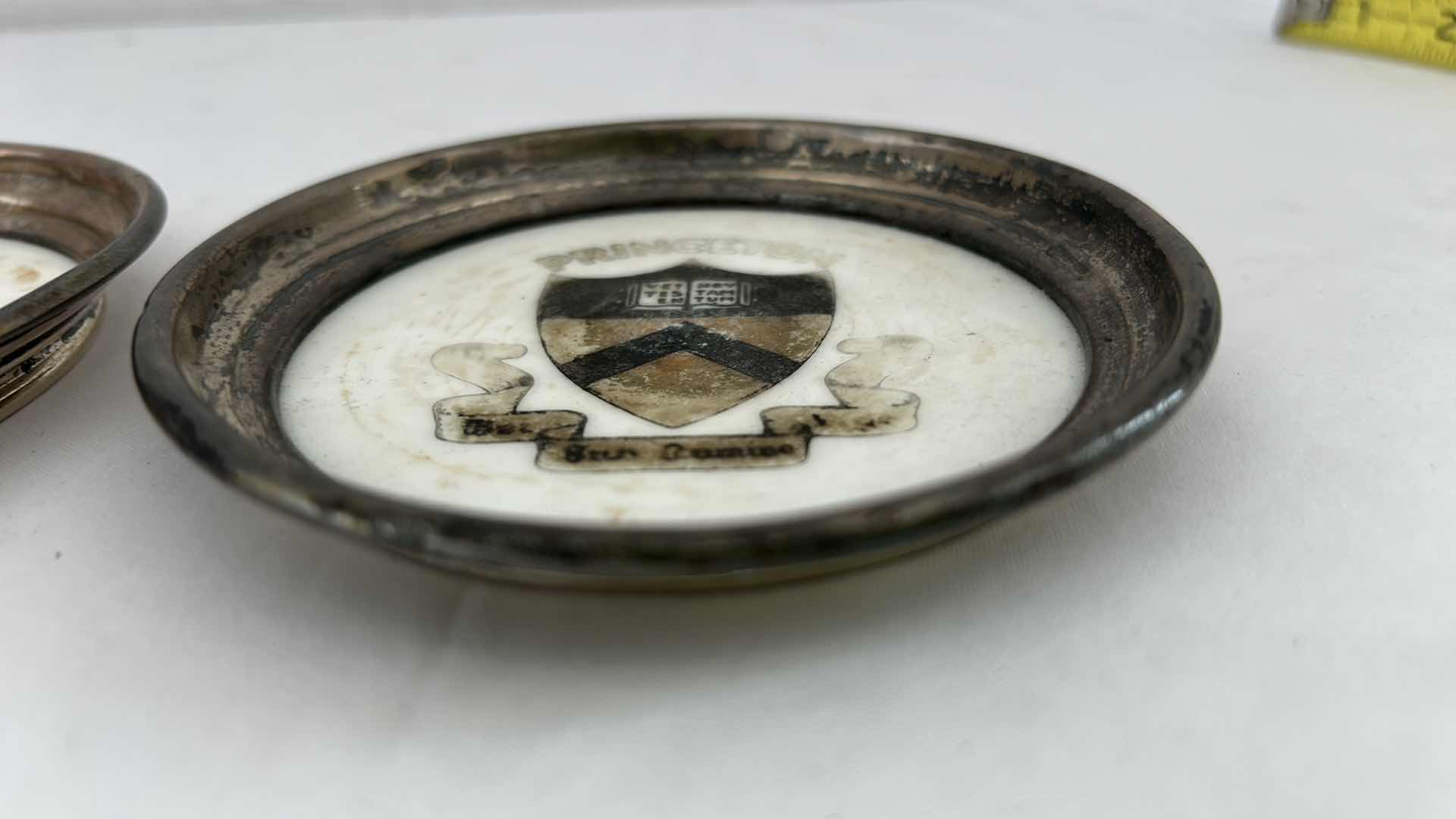 Photo 1 of 2 ANTIQUE PRINCETON COASTERS 4.5”