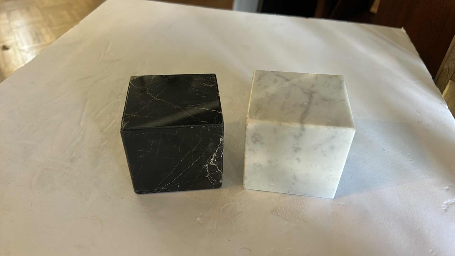 Photo 1 of 3” BLACK AND WHITE ROCK CUBES